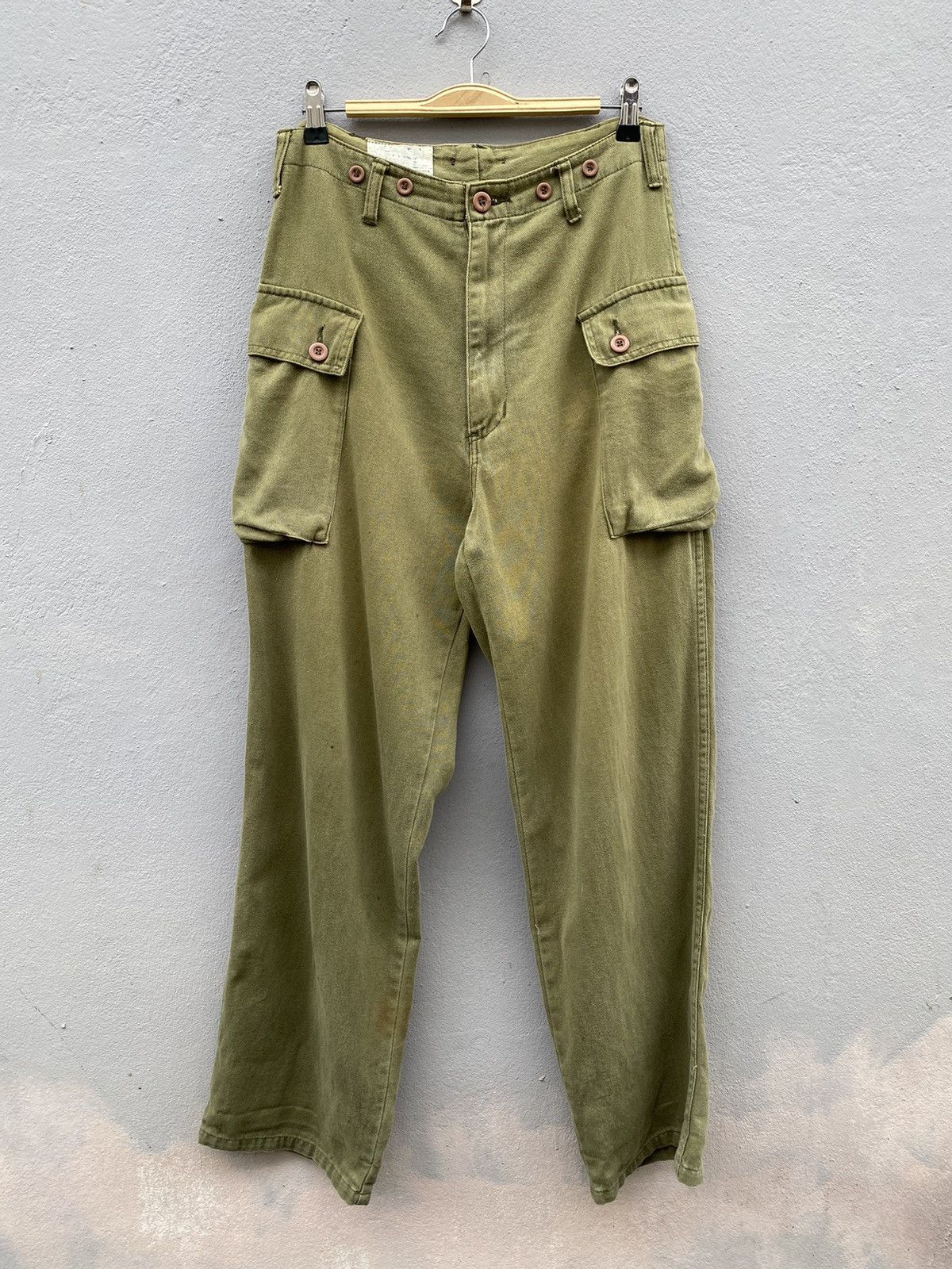 Japanese Brand 💥RARE💥 Reproduction USMC P44 WW2 Monkey Trouser Pant Size US 30 / EU 46 - 5 Thumbnail