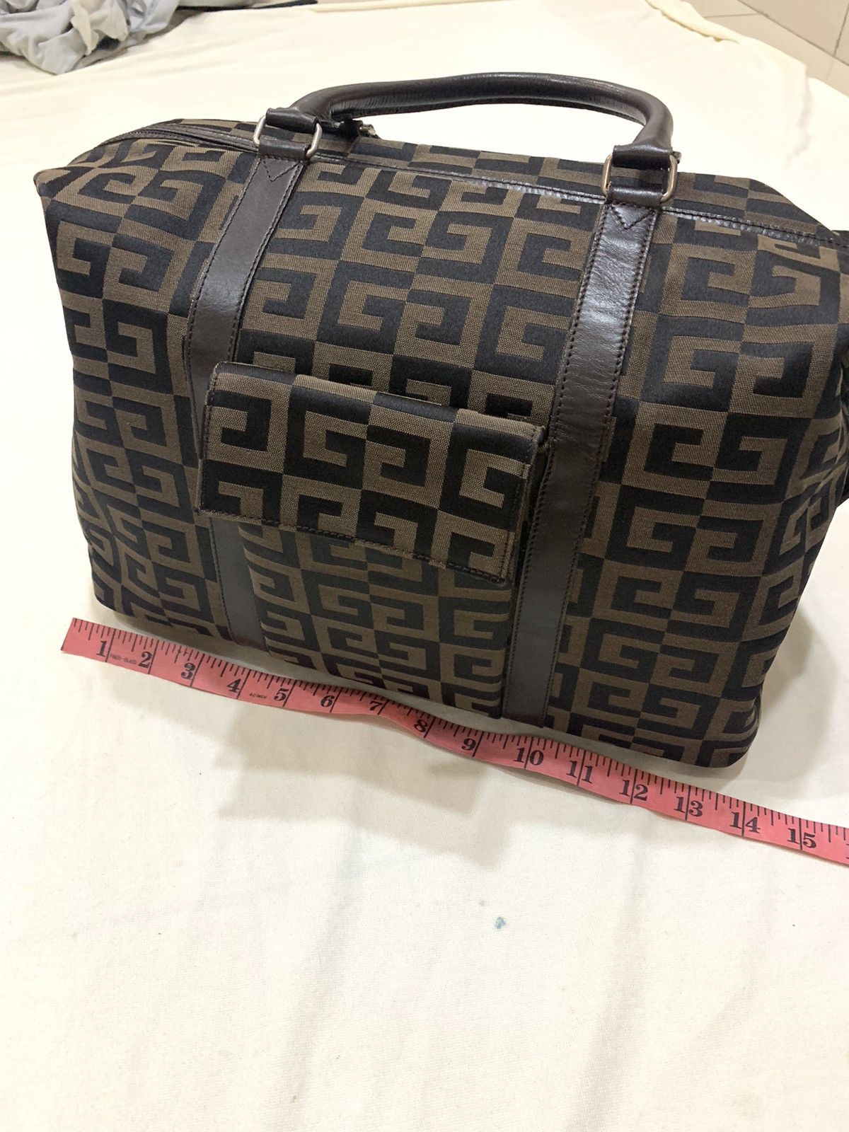 Givenchy VINTAGE GIVENCHY MAROQUINERIE FULL MONOGRAM DUFFLE BAG Size ONE SIZE - 10 Thumbnail