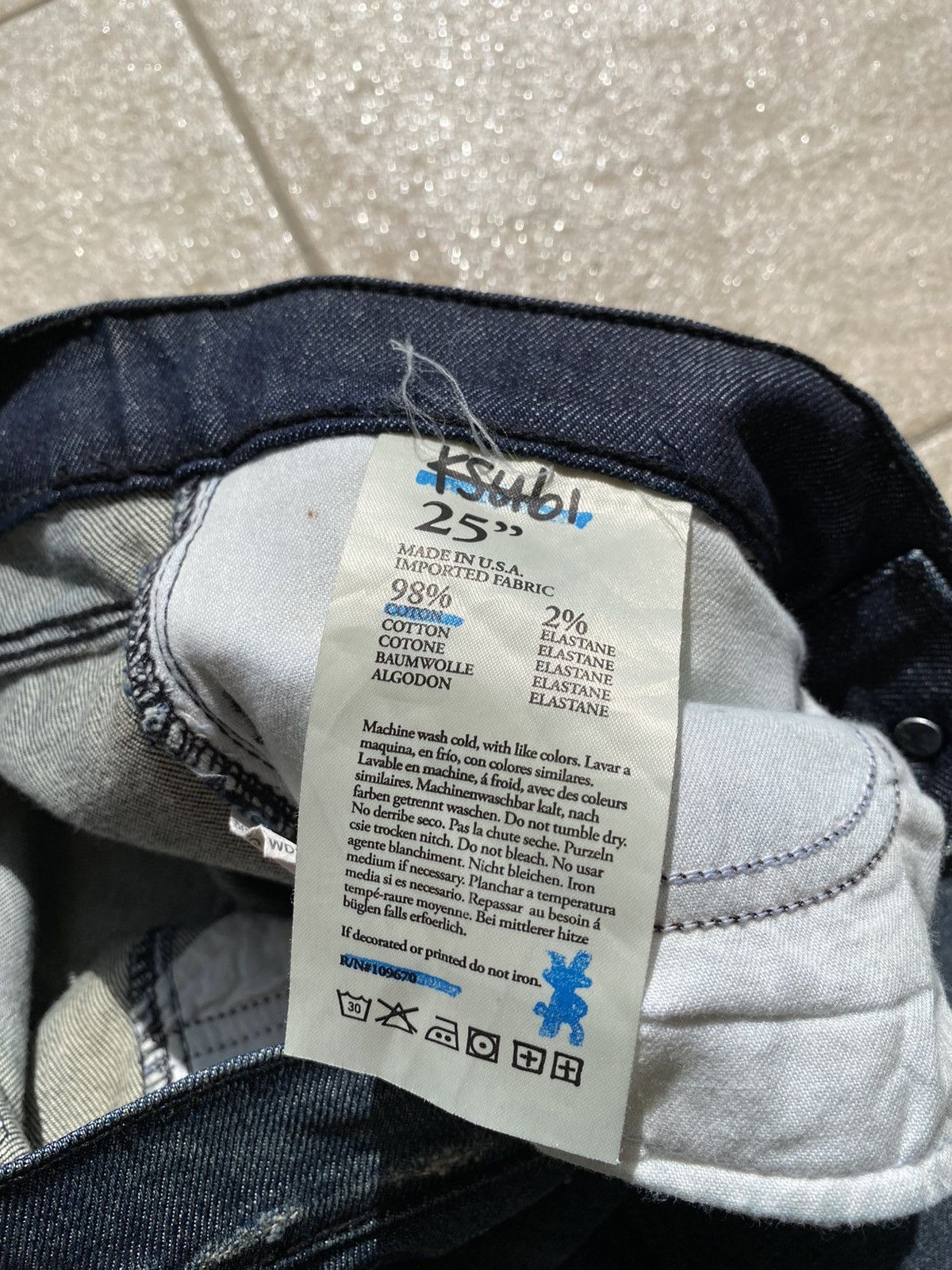 Ksubi 💥Japanese KSUBI Chitch Indigo Dyed Super Skinny Zip “Women” Size 28" / US 6 / IT 42 - 9 Thumbnail
