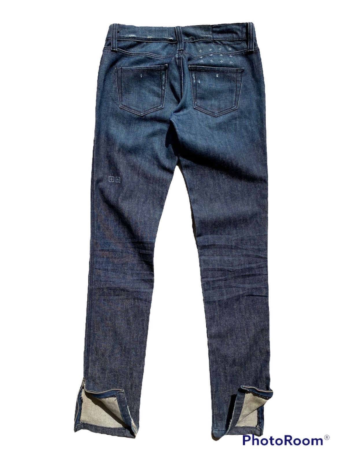 Ksubi 💥Japanese KSUBI Chitch Indigo Dyed Super Skinny Zip “Women” Size 28" / US 6 / IT 42 - 2 Thumbnail