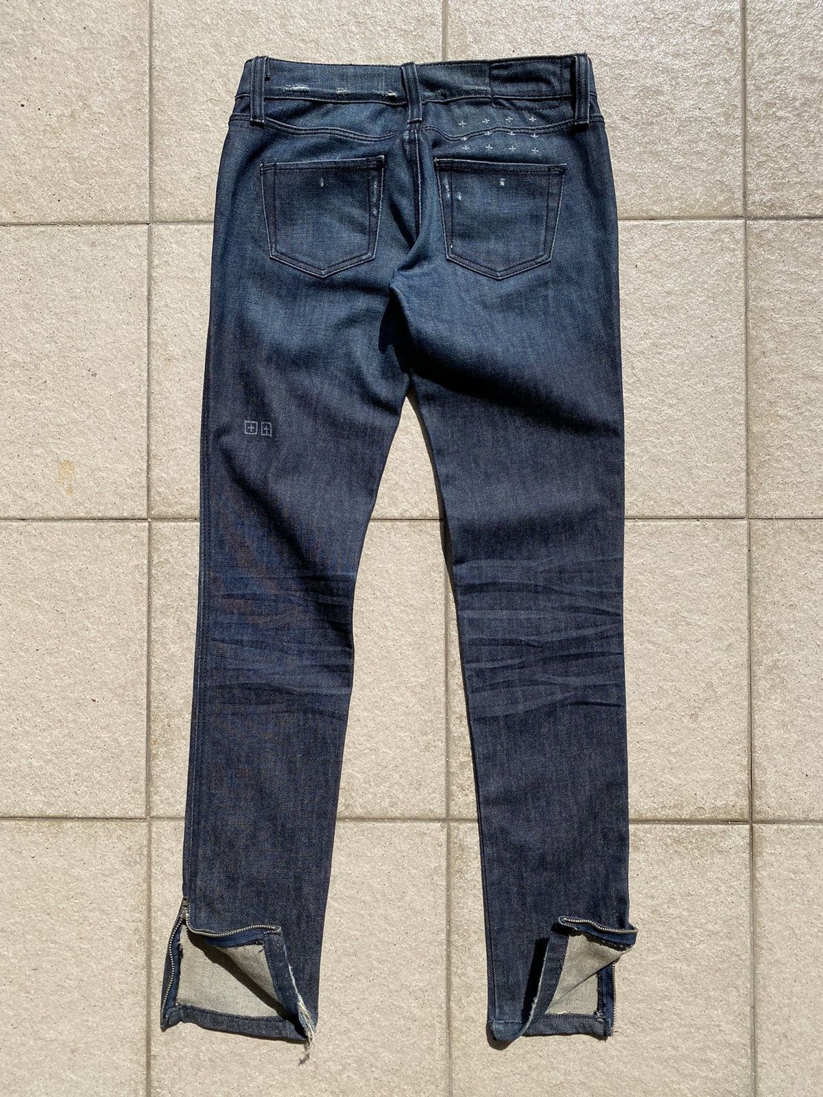 Ksubi 💥Japanese KSUBI Chitch Indigo Dyed Super Skinny Zip “Women” Size 28" / US 6 / IT 42 - 16 Thumbnail