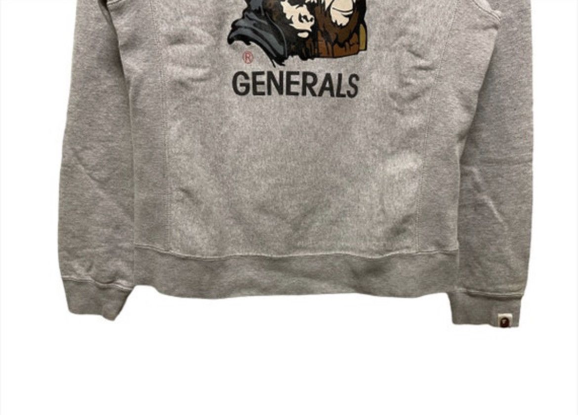 Bape Bape Generals Crewneck Size S / US 4 / IT 40 - 4 Thumbnail