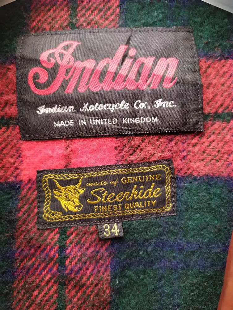 Indian Motorcycle INDIAN MOTORCYCLE HIGHWAYMAN CHERRY REDDISH LEATHER JACKET Size US S / EU 44-46 / 1 - 2 Thumbnail