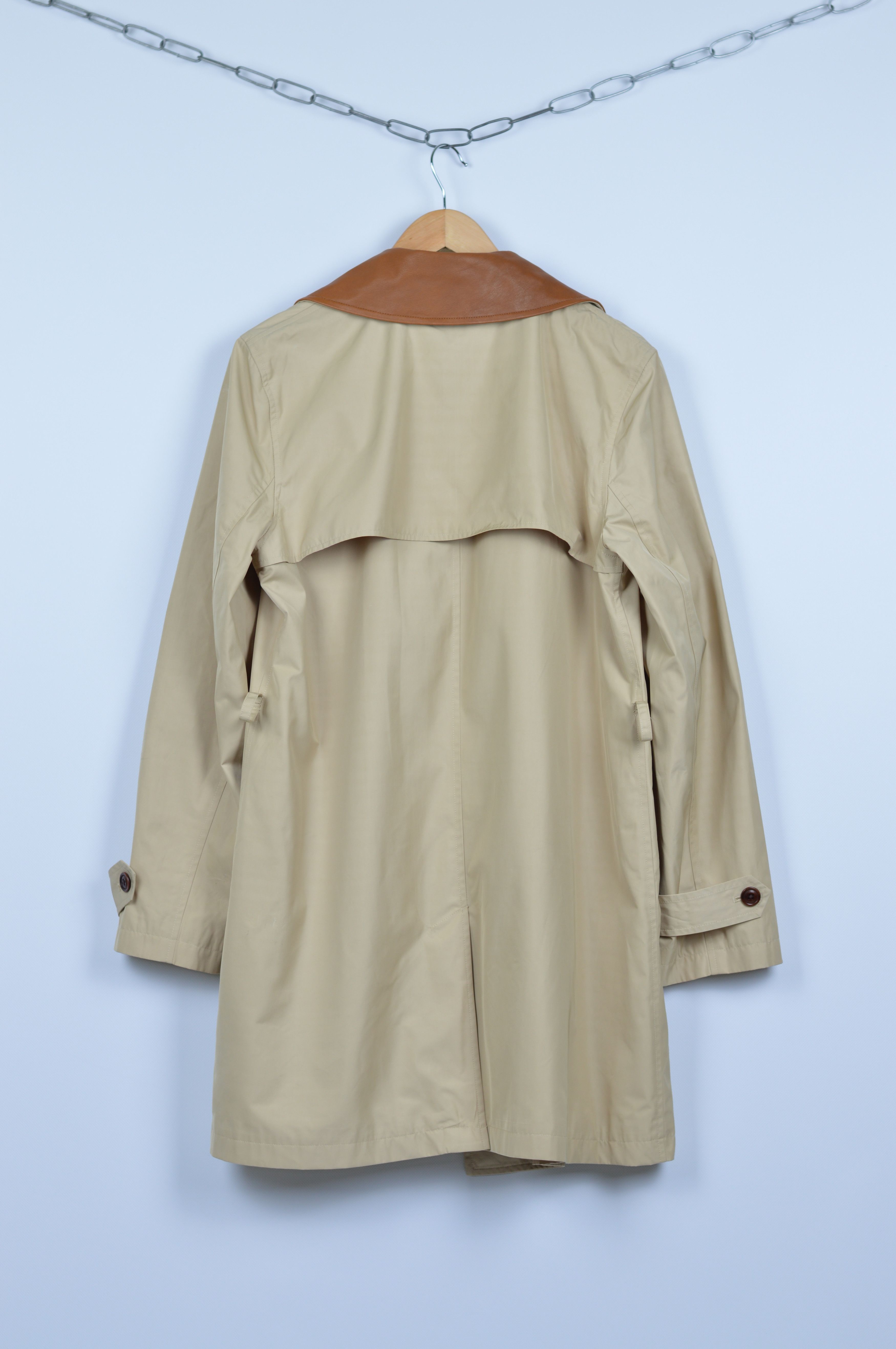 Lauren Ralph Lauren Lauren Ralph Lauren Trench Green Label with leather collar Size L / US 10 / IT 46 - 6 Thumbnail