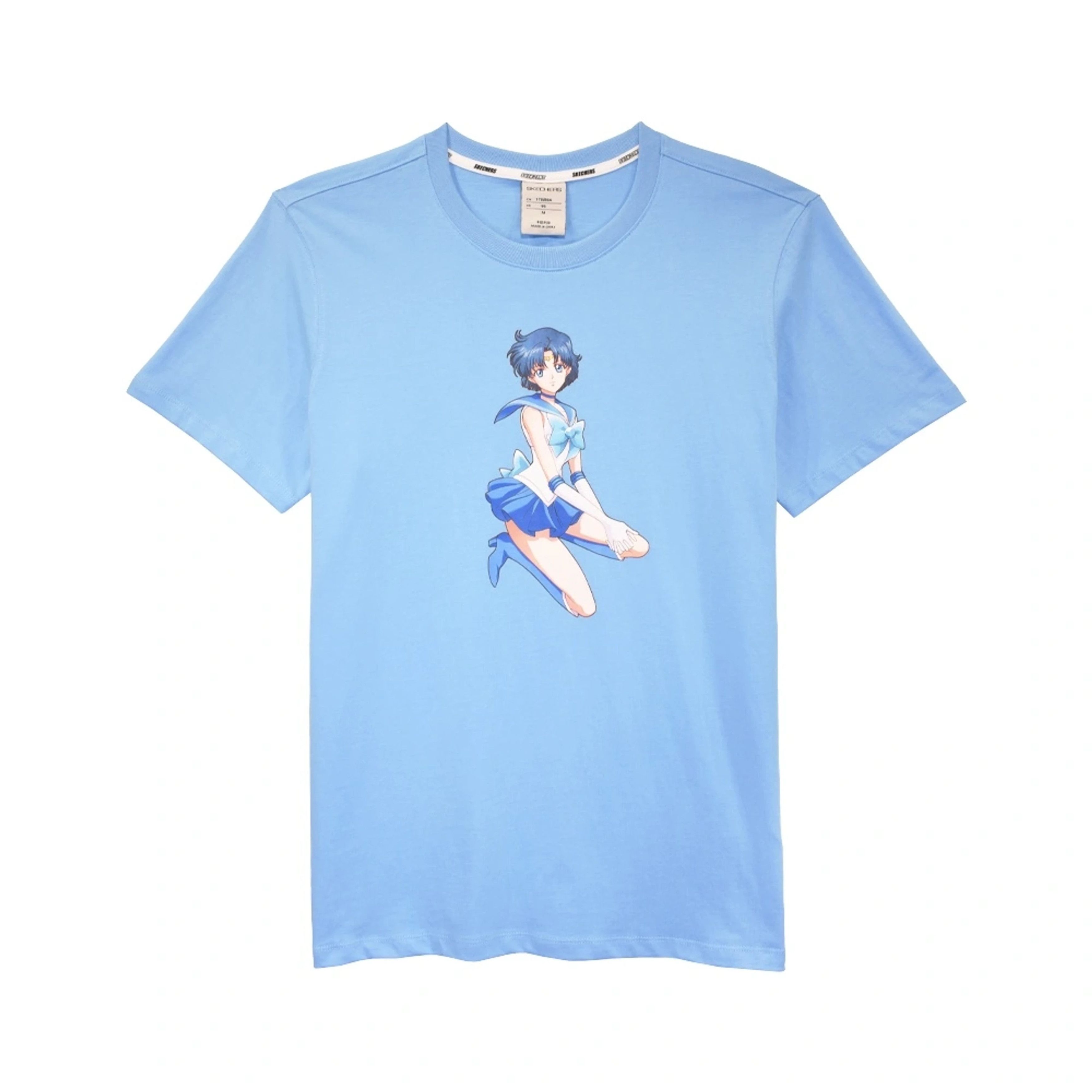 image of Anima x Cartoon Network Skechers Sailor Moon Japan Anime Tee Hookup Akira Devilman in Blue (Size La