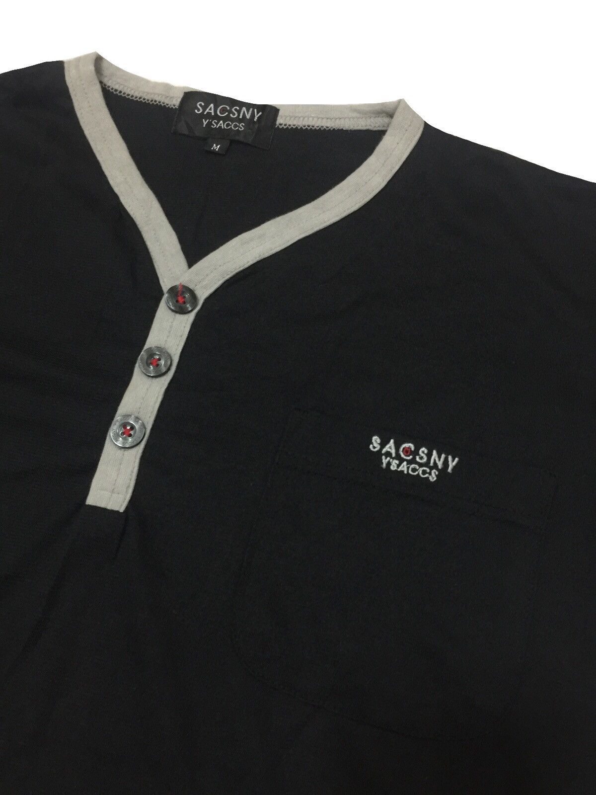 Y's × Yohji Yamamoto Yohji Yamamoto Sacsny Y'saccs T-Shirt Size US M / EU 48-50 / 2 - 2 Thumbnail