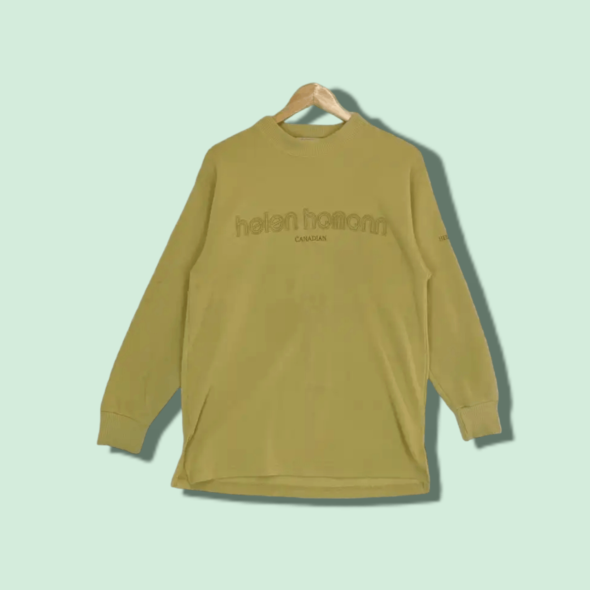 Designer HELEN HAMANN Canadian Big Spell Out Jumper Sweatshirt Size US S / EU 44-46 / 1 - 1 Thumbnail