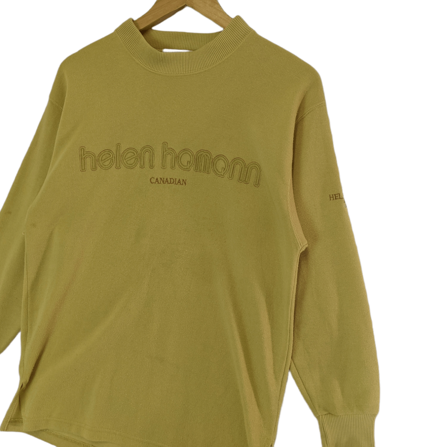 Designer HELEN HAMANN Canadian Big Spell Out Jumper Sweatshirt Size US S / EU 44-46 / 1 - 3 Thumbnail