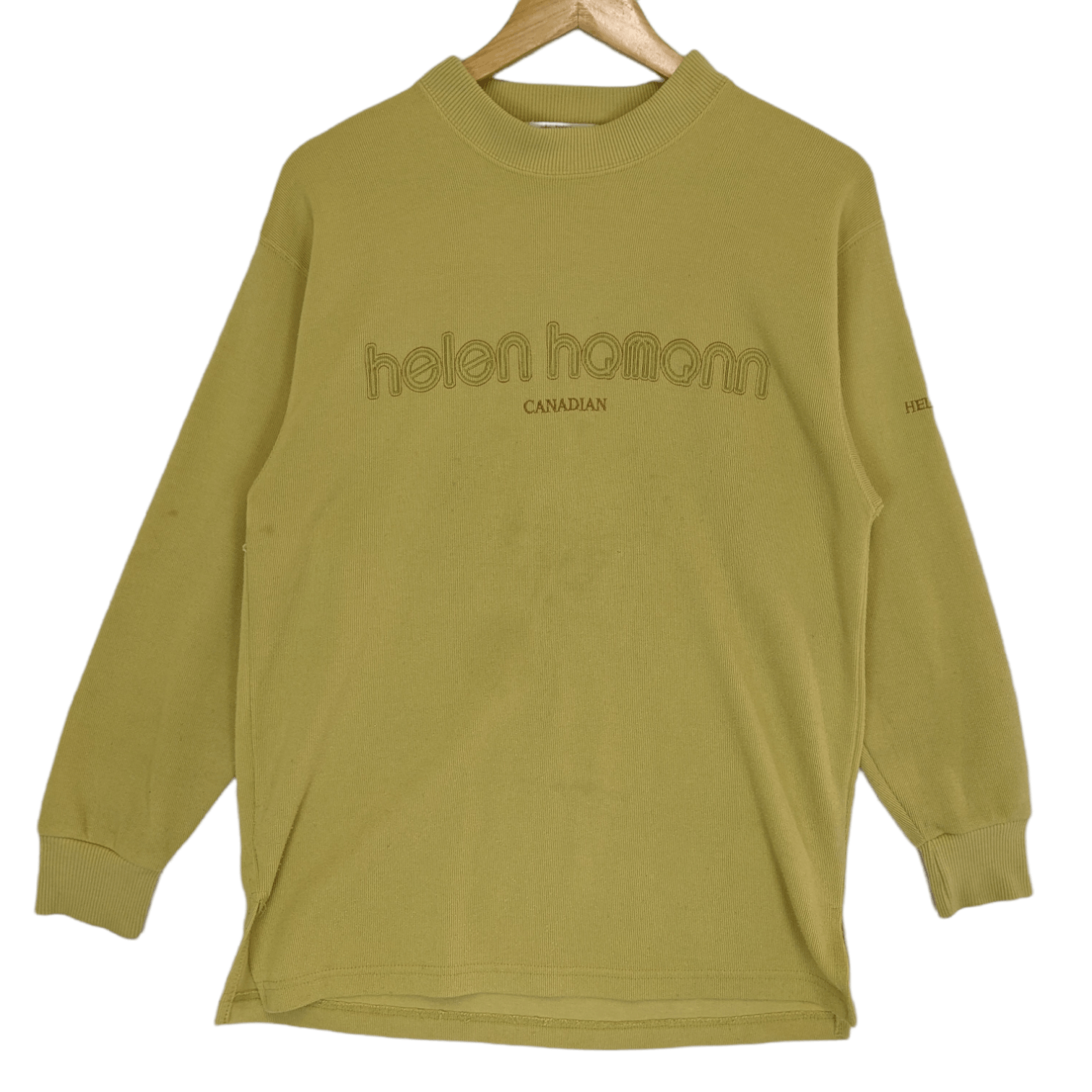 Designer HELEN HAMANN Canadian Big Spell Out Jumper Sweatshirt Size US S / EU 44-46 / 1 - 2 Thumbnail
