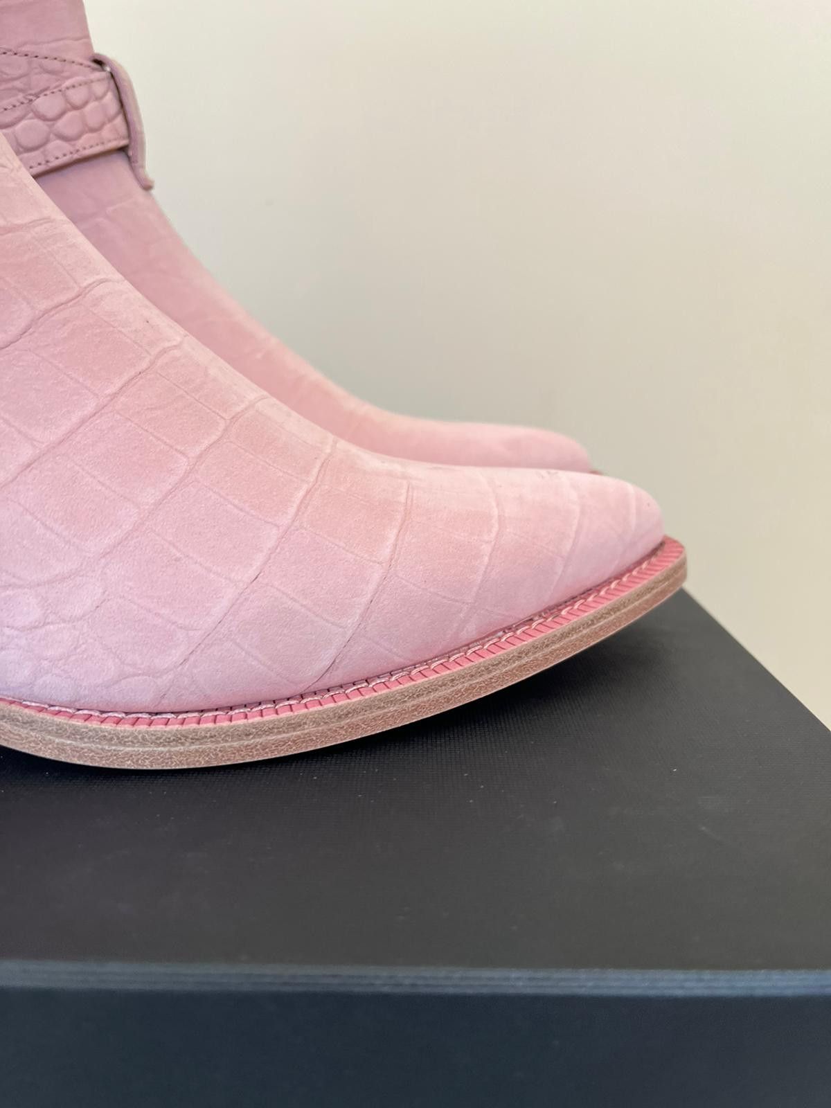Amiri Croc Embossed Jodhpur Boot in Salmon Size US 13 / EU 46 - 8 Thumbnail