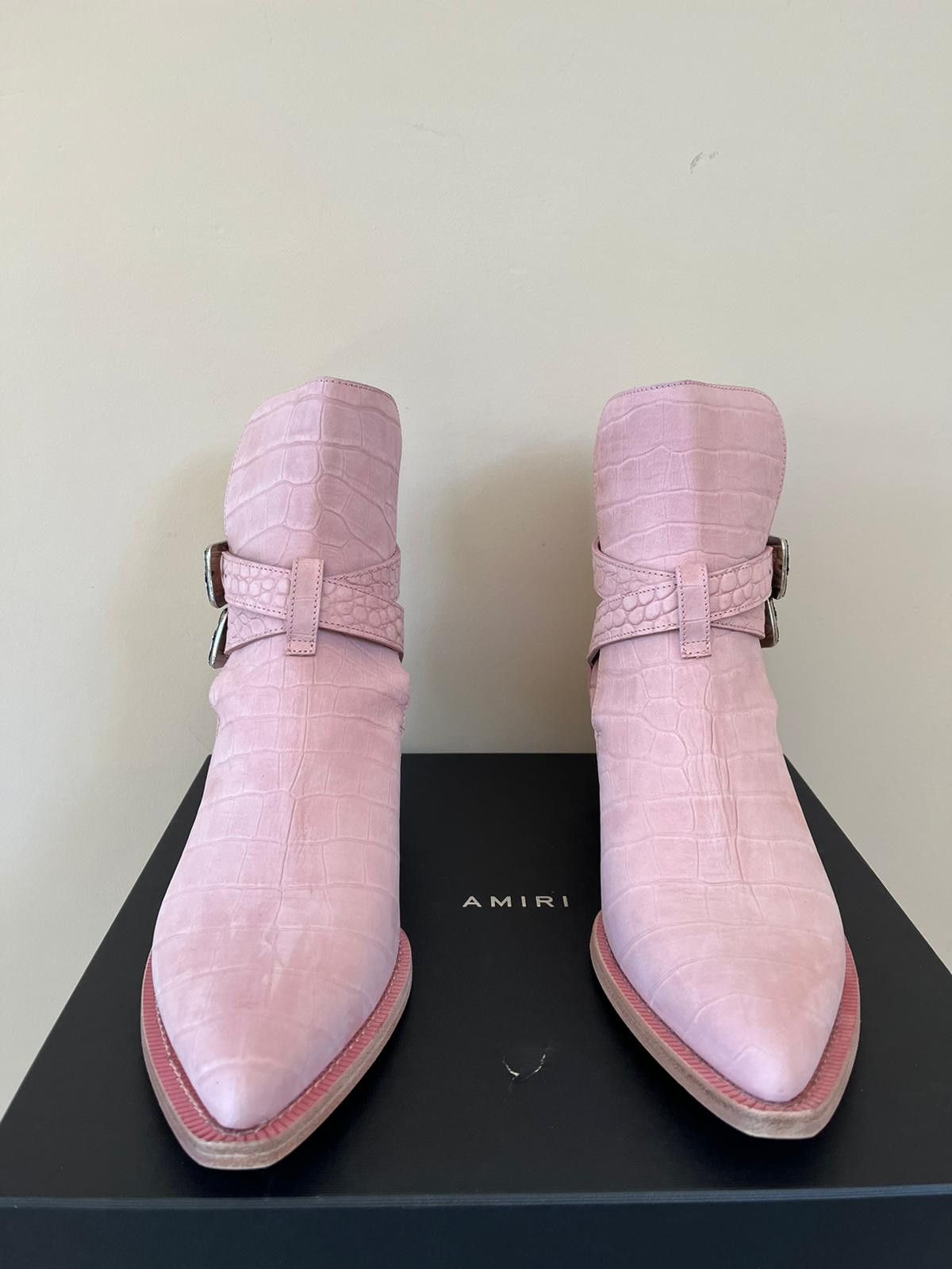 Amiri Croc Embossed Jodhpur Boot in Salmon Size US 13 / EU 46 - 11 Thumbnail