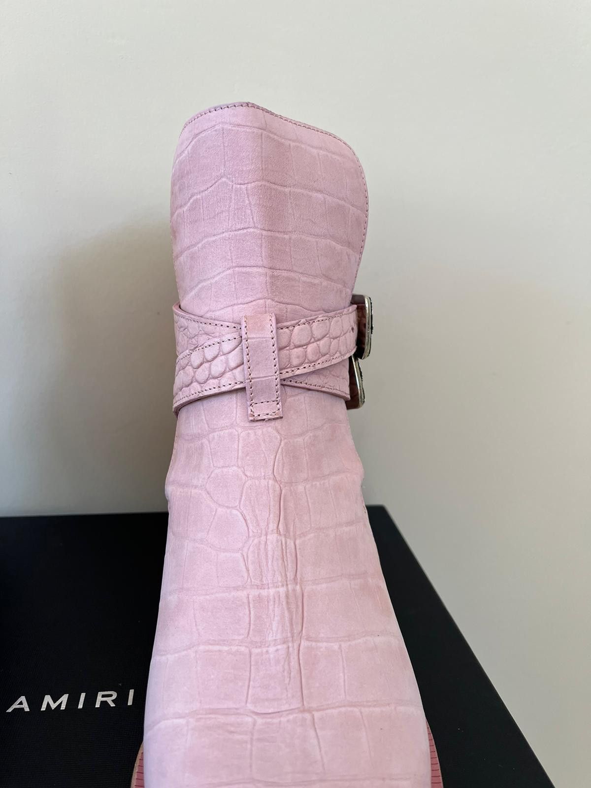Amiri Croc Embossed Jodhpur Boot in Salmon Size US 13 / EU 46 - 13 Thumbnail