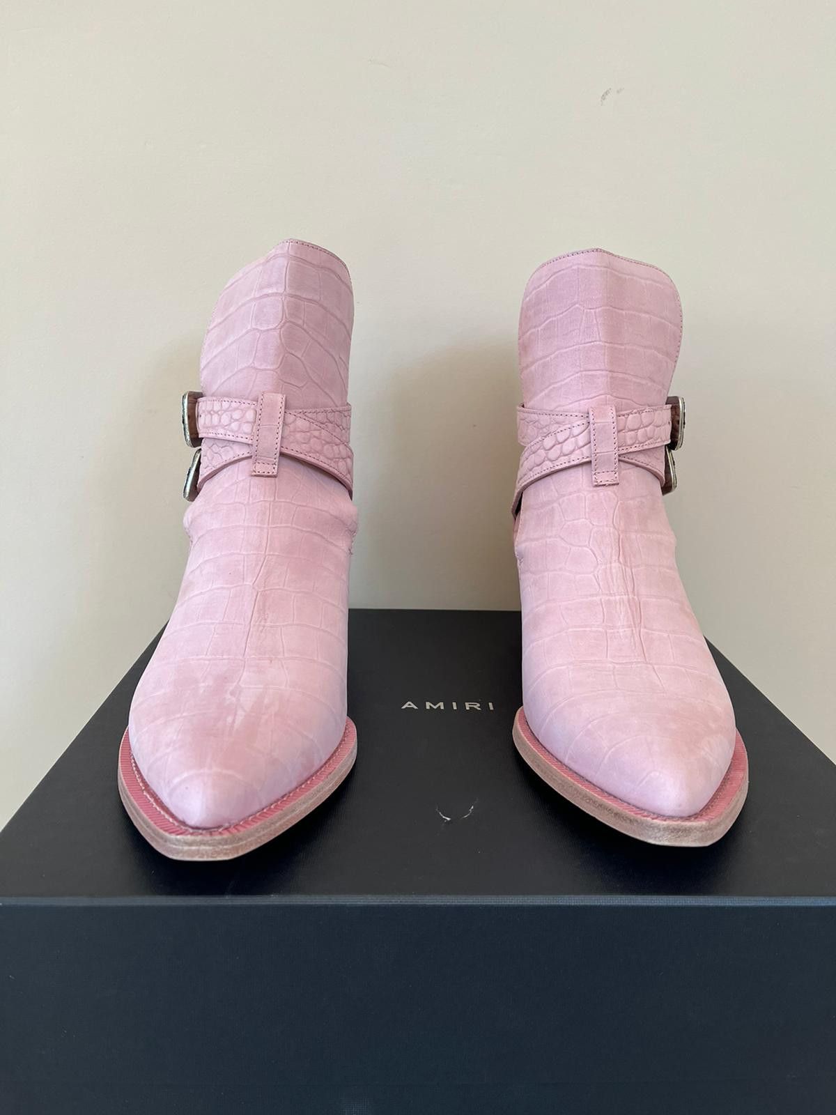 Amiri Croc Embossed Jodhpur Boot in Salmon Size US 13 / EU 46 - 12 Thumbnail