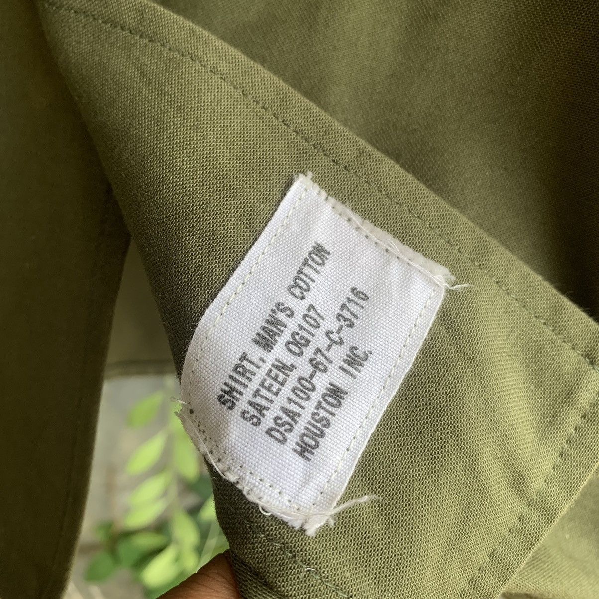 Orslow 🔥Vintage military Sateen OG 107 Houston Shirt Size US M / EU 48-50 / 2 - 4 Thumbnail