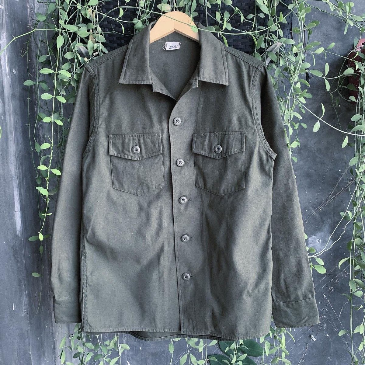 Orslow 🔥Vintage military Sateen OG 107 Houston Shirt Size US M / EU 48-50 / 2 - 1 Thumbnail