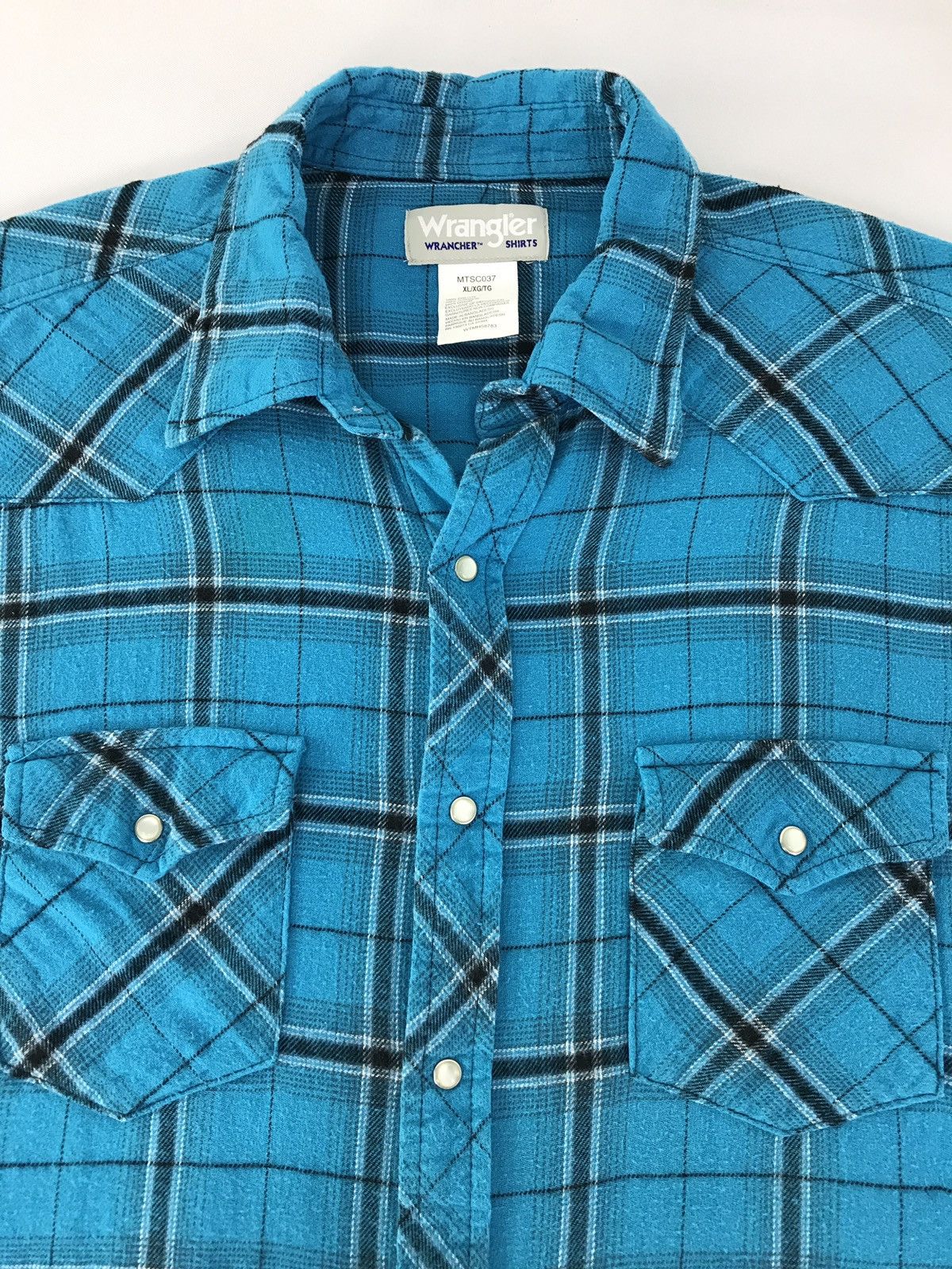 Vintage × Wrangler Vintage 80s Wrangler Snap Button Western Style Size US XXL / EU 58 / 5 - 4 Thumbnail