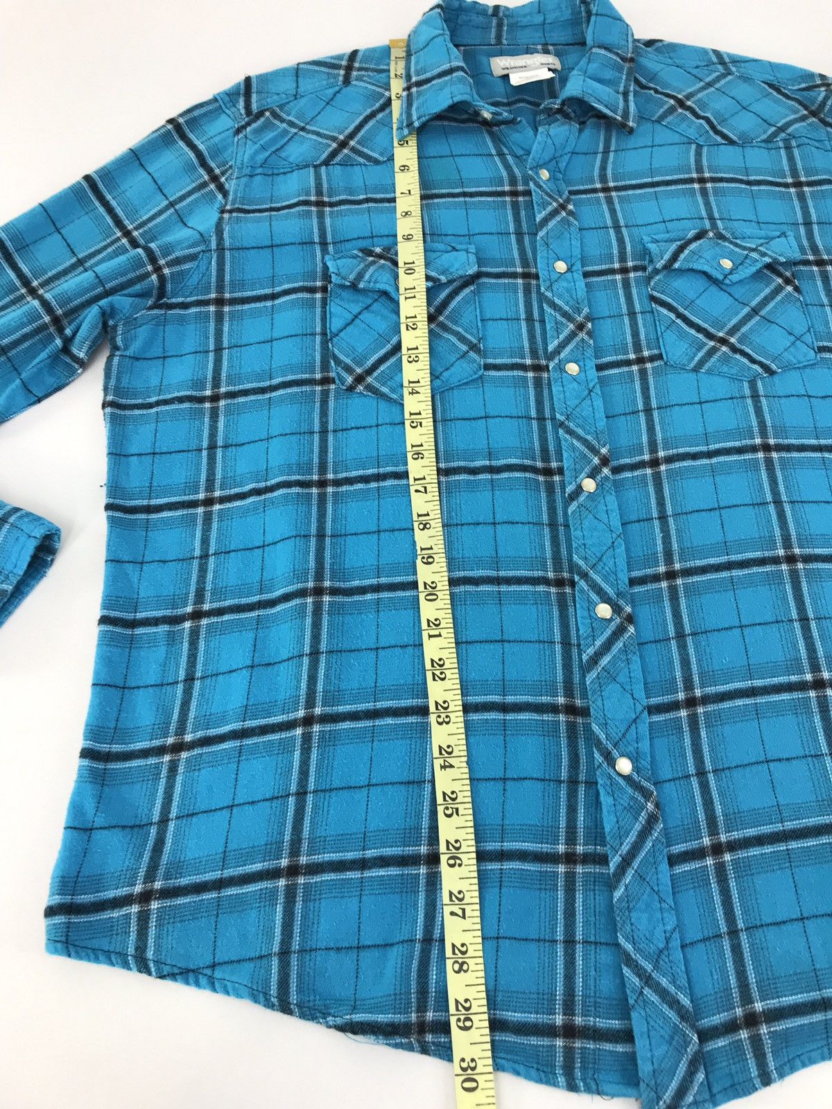 Vintage × Wrangler Vintage 80s Wrangler Snap Button Western Style Size US XXL / EU 58 / 5 - 10 Thumbnail