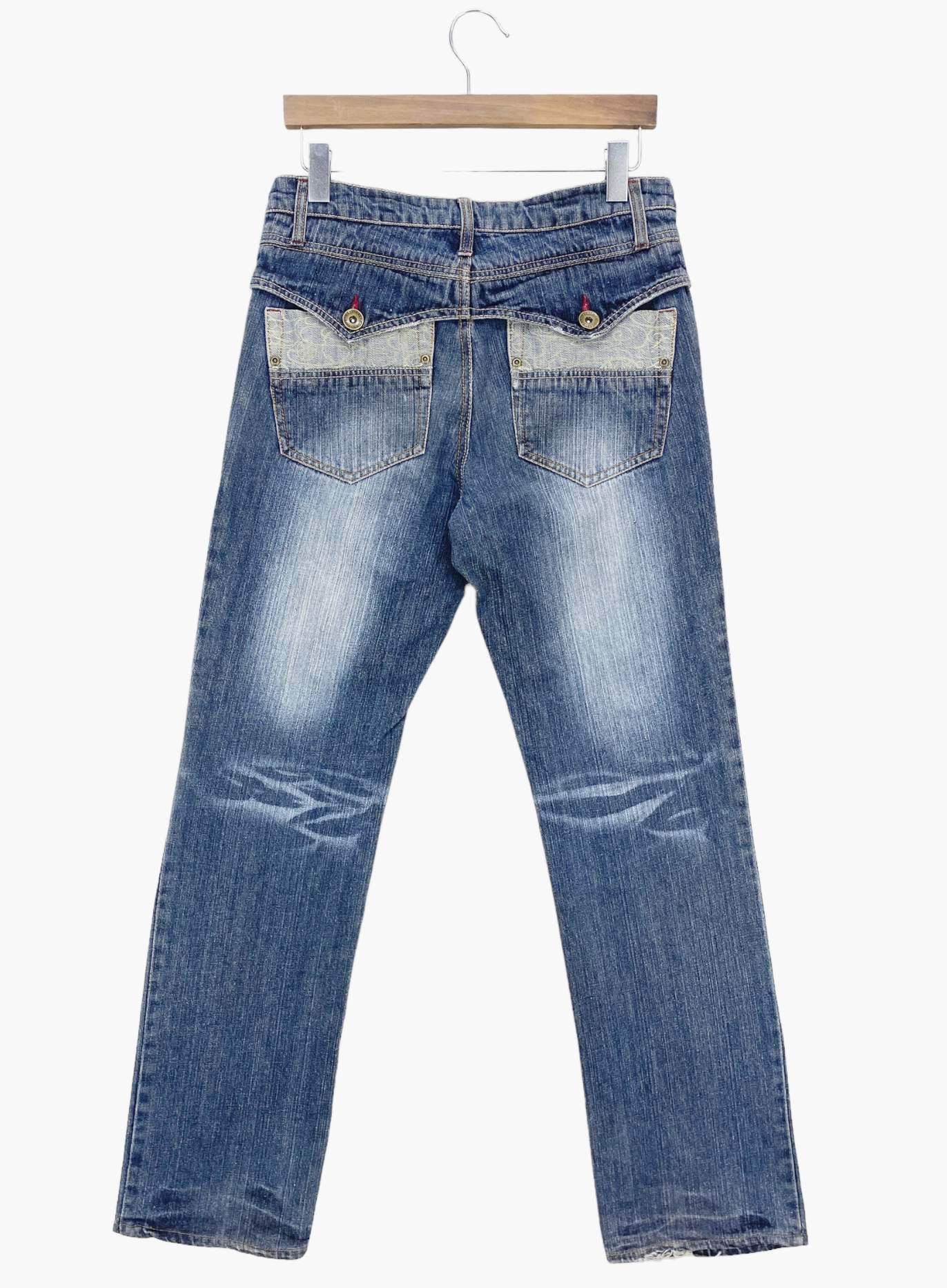 Japanese Brand Gumu Jeans Traditional Sukajan Jeans Japanese Jeans Size US 30 / EU 46 - 2 Thumbnail