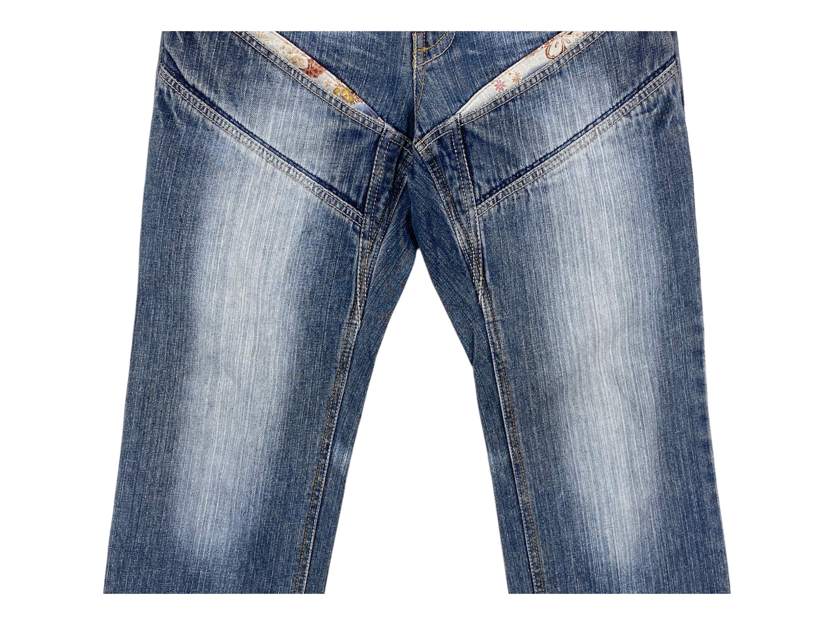 Japanese Brand Gumu Jeans Traditional Sukajan Jeans Japanese Jeans Size US 30 / EU 46 - 4 Thumbnail