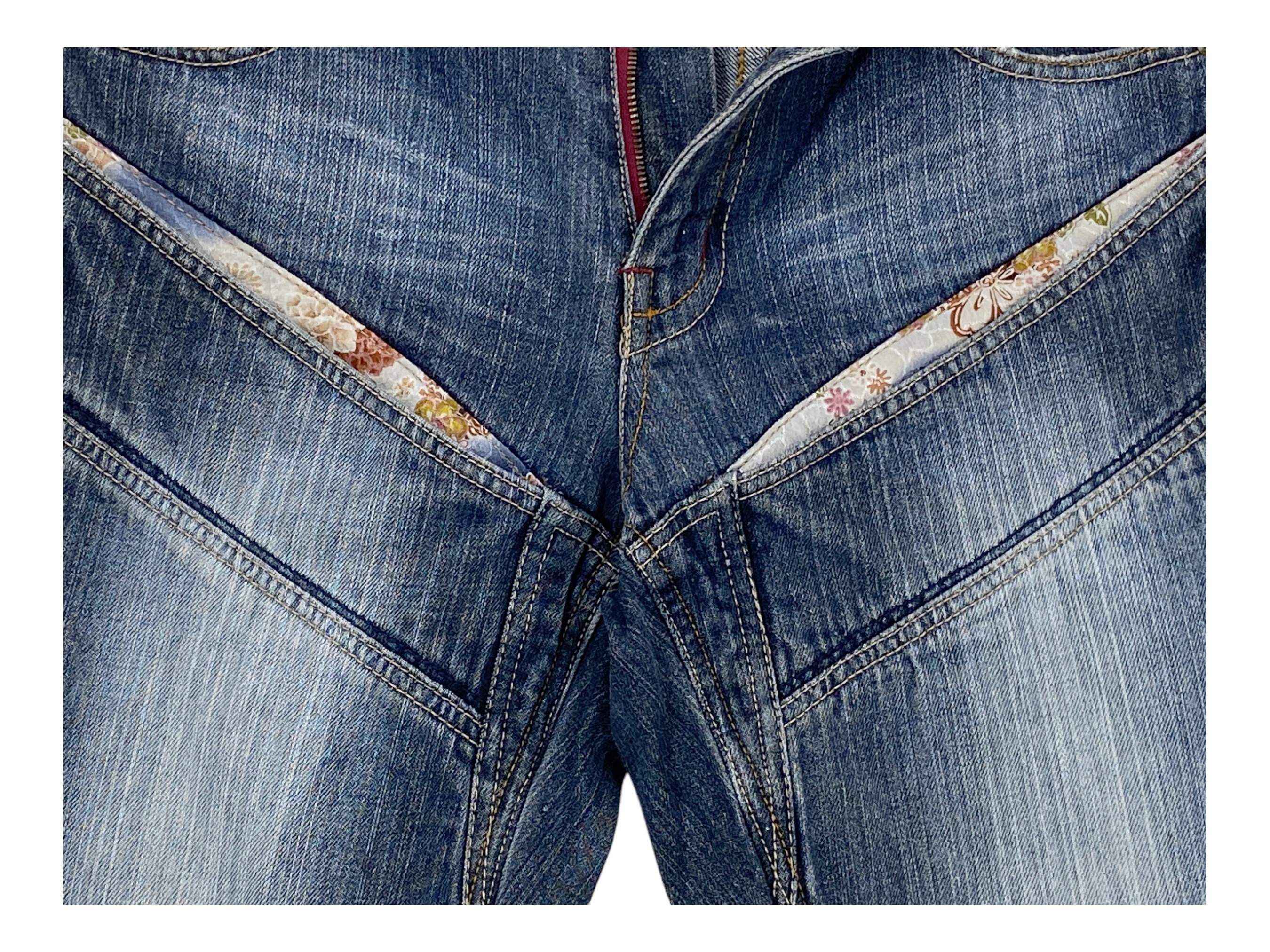 Japanese Brand Gumu Jeans Traditional Sukajan Jeans Japanese Jeans Size US 30 / EU 46 - 9 Thumbnail