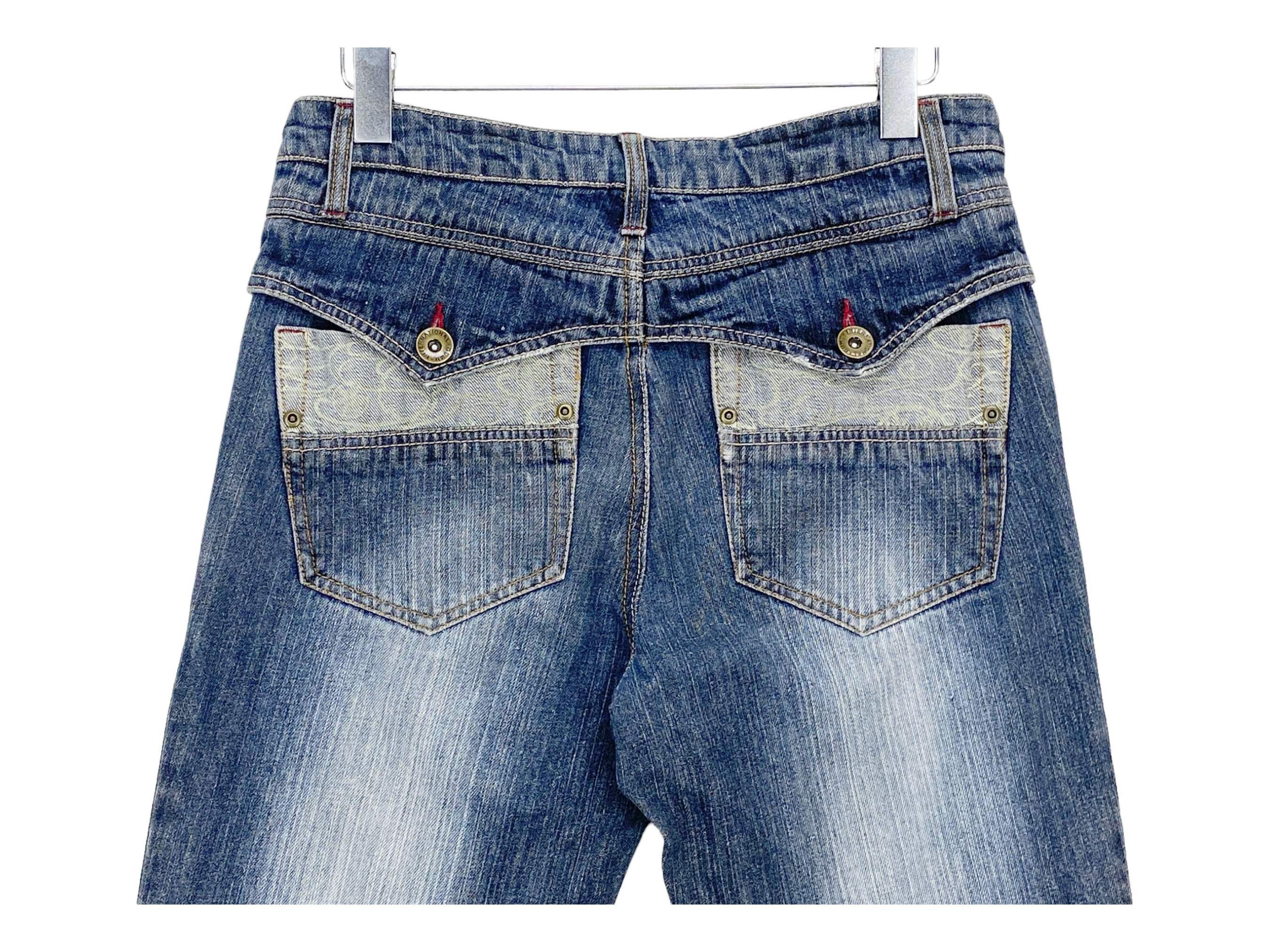 Japanese Brand Gumu Jeans Traditional Sukajan Jeans Japanese Jeans Size US 30 / EU 46 - 6 Thumbnail