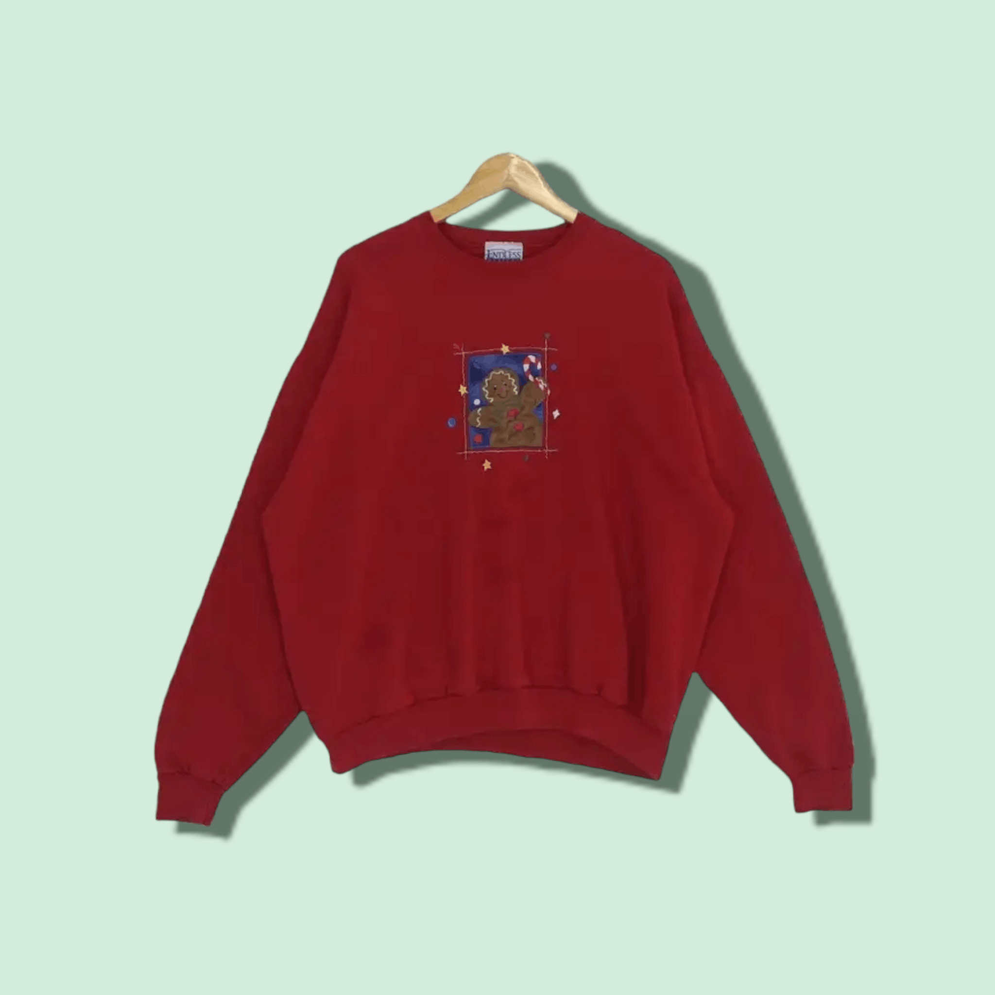 Vintage Vintage 90's ENDLESS DESIGNS Christmas Cookie Sweatshirt Size US XL / EU 56 / 4 - 1 Thumbnail