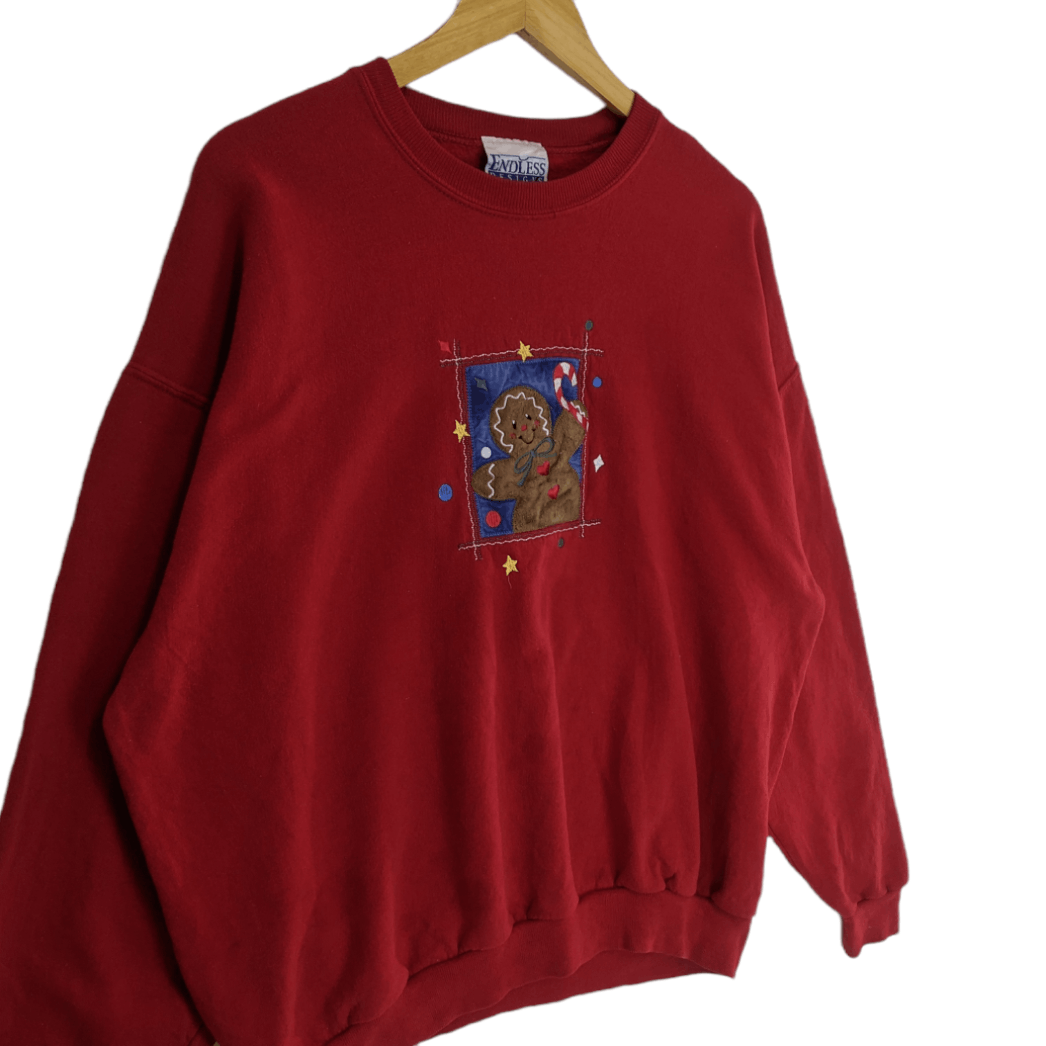 Vintage Vintage 90's ENDLESS DESIGNS Christmas Cookie Sweatshirt Size US XL / EU 56 / 4 - 2 Thumbnail