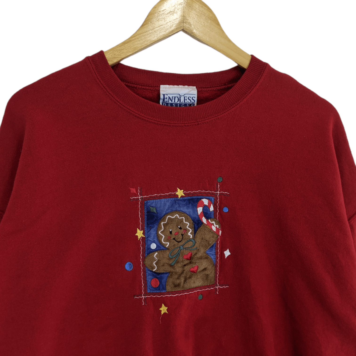 Vintage Vintage 90's ENDLESS DESIGNS Christmas Cookie Sweatshirt Size US XL / EU 56 / 4 - 4 Thumbnail