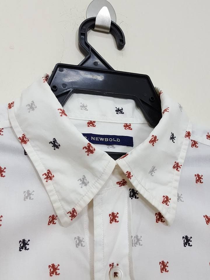 Paul Smith × R.Newbold R.NEWBOLD All Motif Matched Pocket Button Up Shirt Size US M / EU 48-50 / 2 - 3 Thumbnail