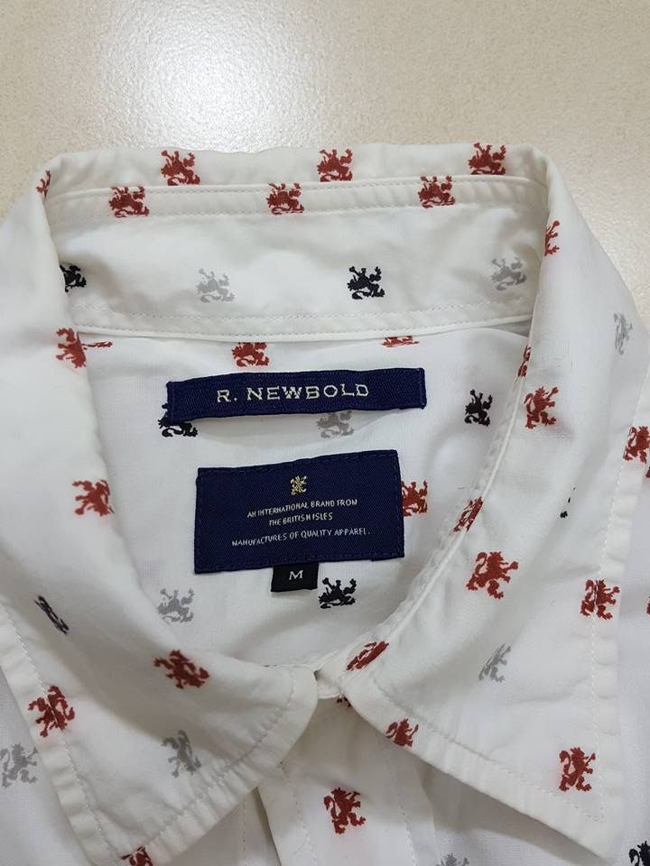 Paul Smith × R.Newbold R.NEWBOLD All Motif Matched Pocket Button Up Shirt Size US M / EU 48-50 / 2 - 10 Thumbnail