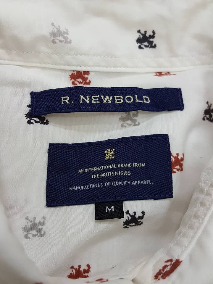 Paul Smith × R.Newbold R.NEWBOLD All Motif Matched Pocket Button Up Shirt Size US M / EU 48-50 / 2 - 11 Thumbnail