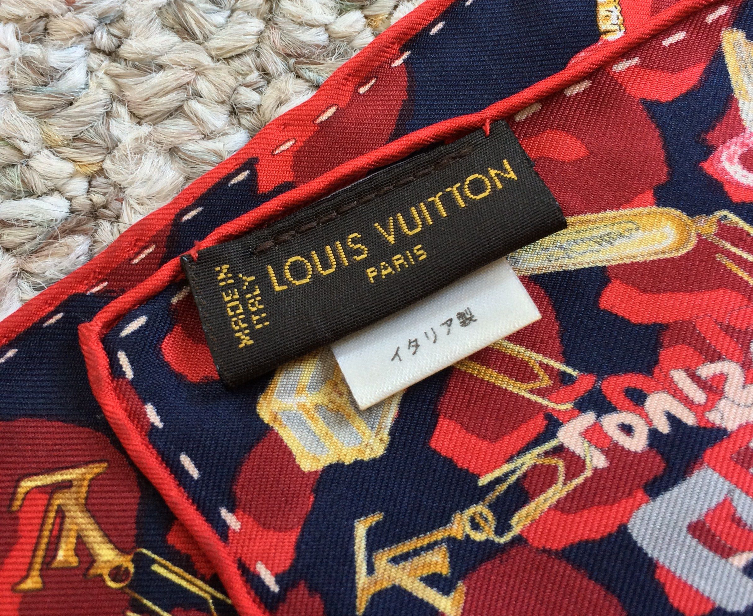 Louis Vuitton × Stephen Sprouse S/S 2008 Vuitton x Sprouse World Map Graffiti Silk Scarf Size ONE SIZE - 5 Thumbnail