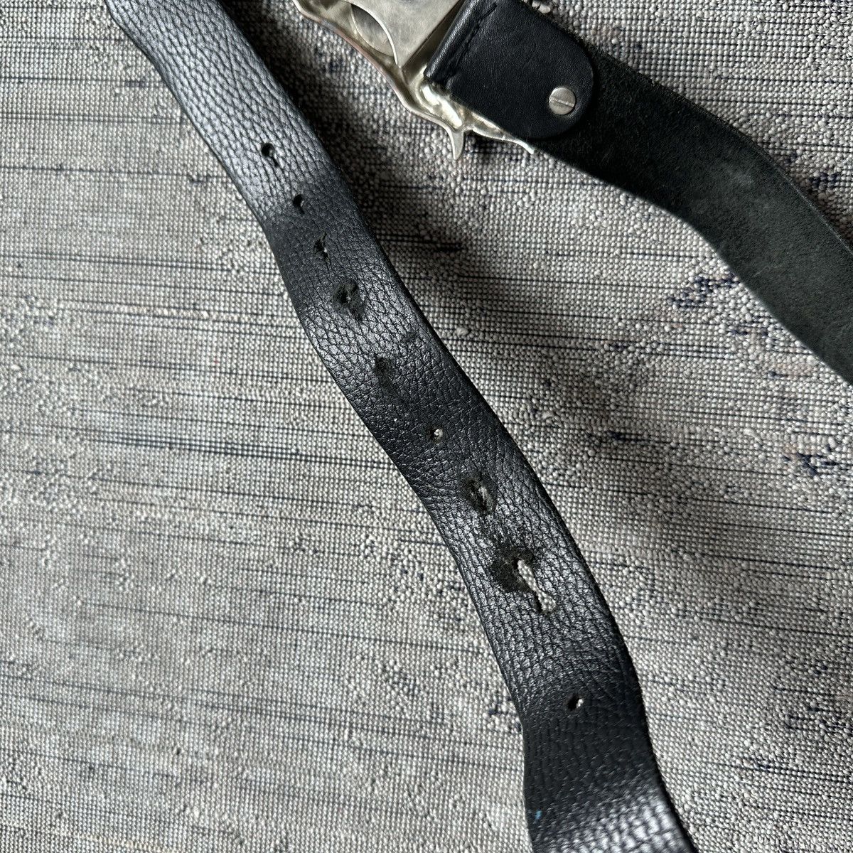 AC/DC × Band Tees × Vintage VINTAGE AC/DC LEATHER METAL BELT Size ONE SIZE - 6 Thumbnail