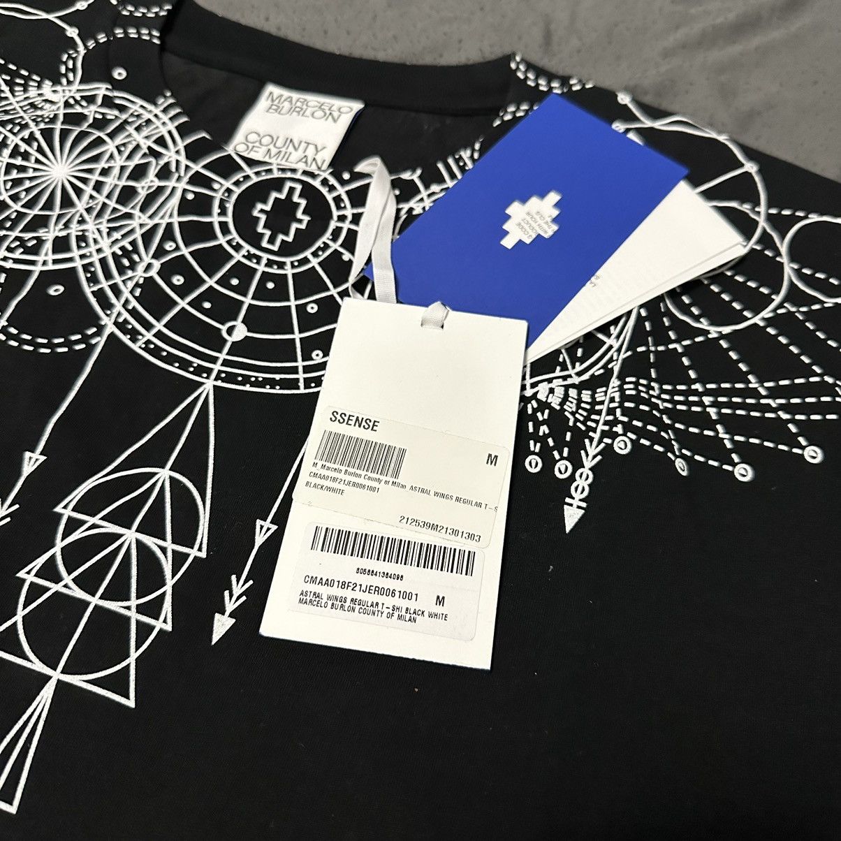 Marcelo Burlon MARCELO BURLON ASTRAL T-SHIRT. Size US M / EU 48-50 / 2 - 9 Thumbnail