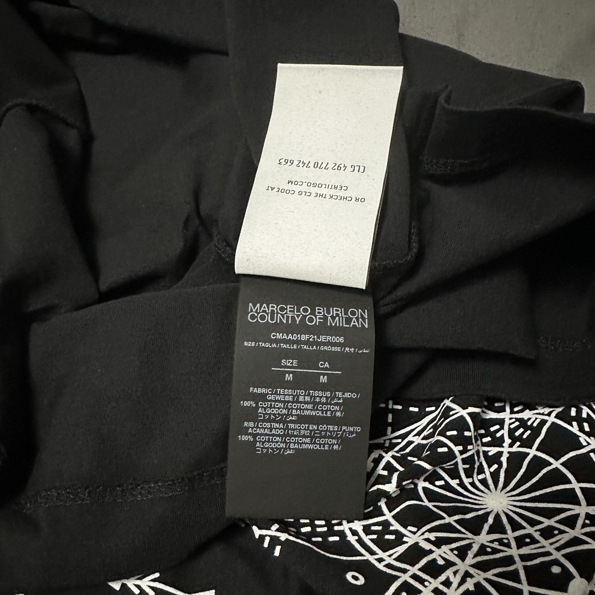 Marcelo Burlon MARCELO BURLON ASTRAL T-SHIRT. Size US M / EU 48-50 / 2 - 11 Thumbnail