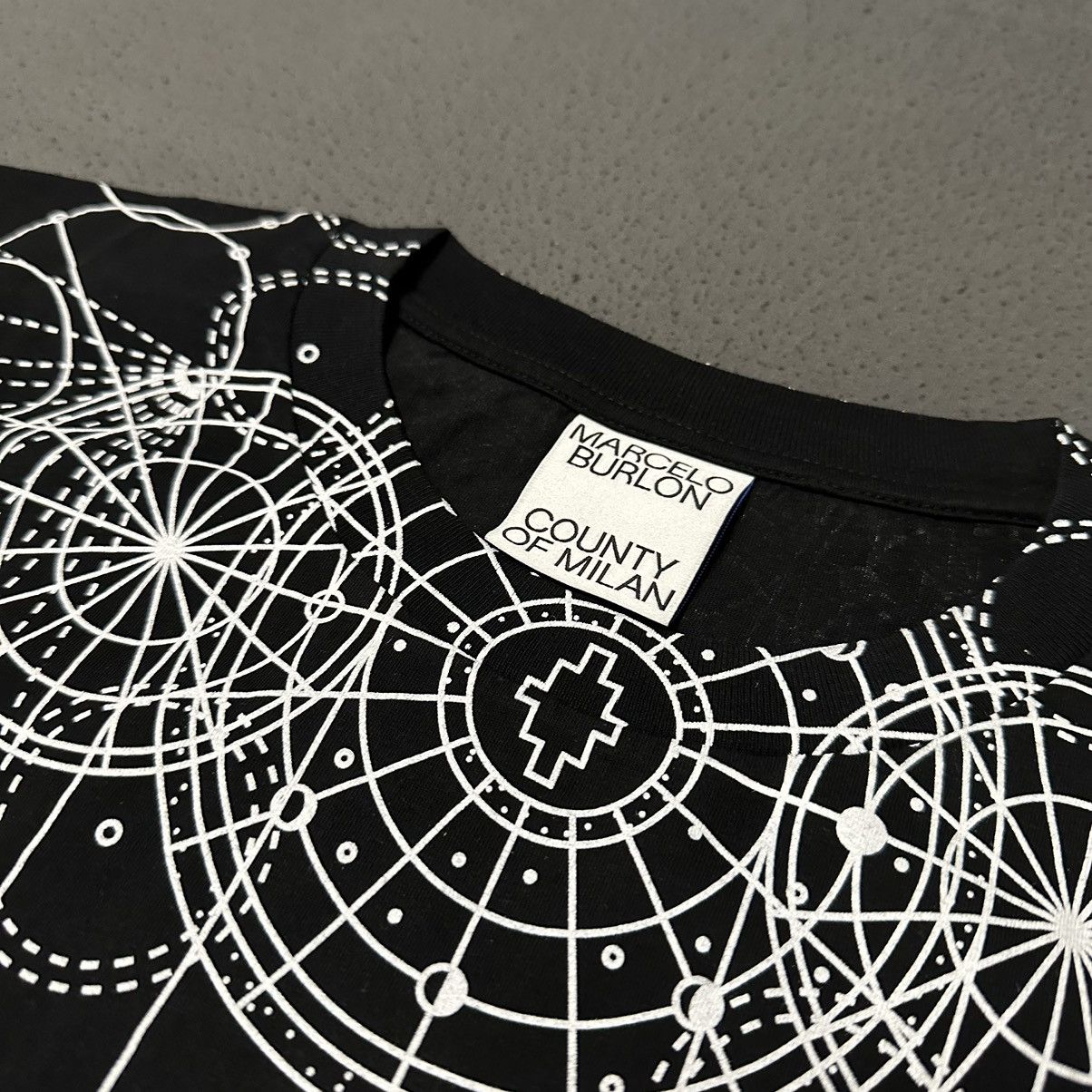 Marcelo Burlon MARCELO BURLON ASTRAL T-SHIRT. Size US M / EU 48-50 / 2 - 6 Thumbnail