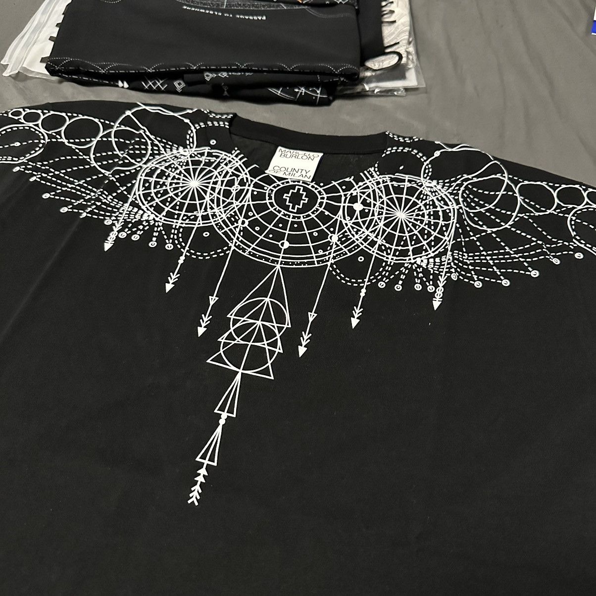 Marcelo Burlon MARCELO BURLON ASTRAL T-SHIRT. Size US M / EU 48-50 / 2 - 3 Thumbnail