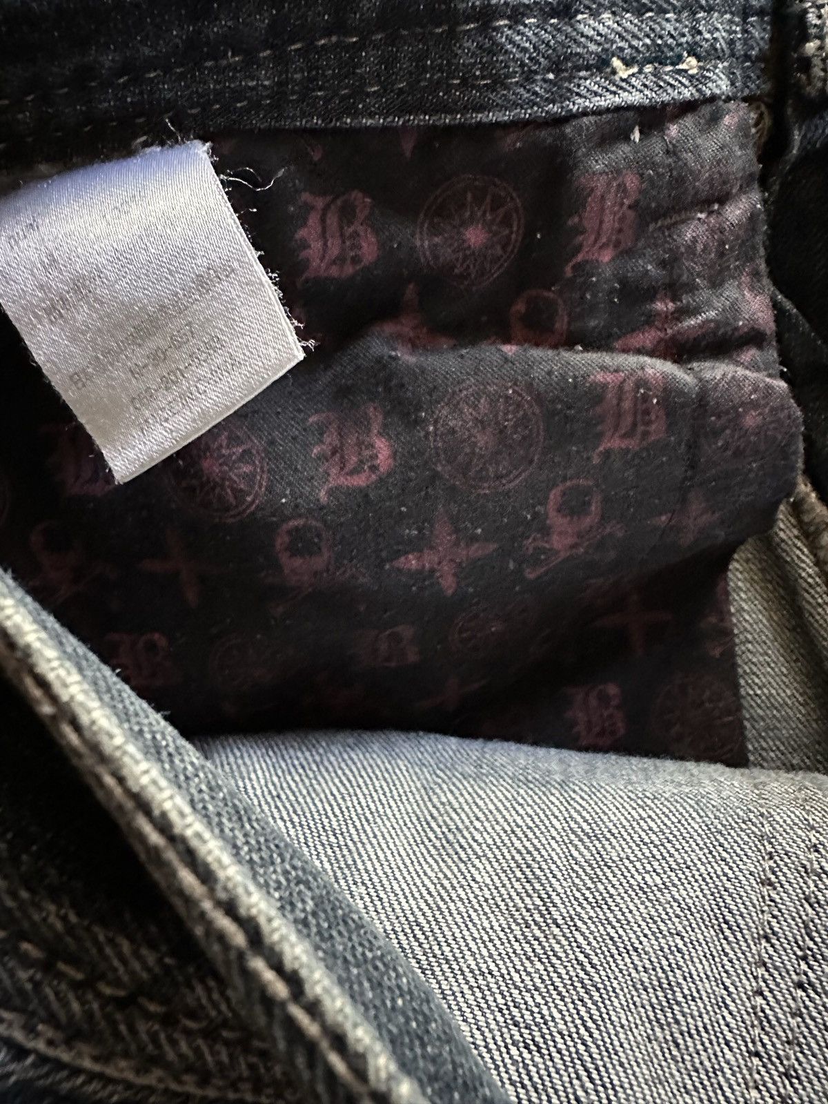 Tornado Mart 32/41 - 00's Rare Blow by Blue distressed mud wash denim Size US 32 / EU 48 - 14 Thumbnail