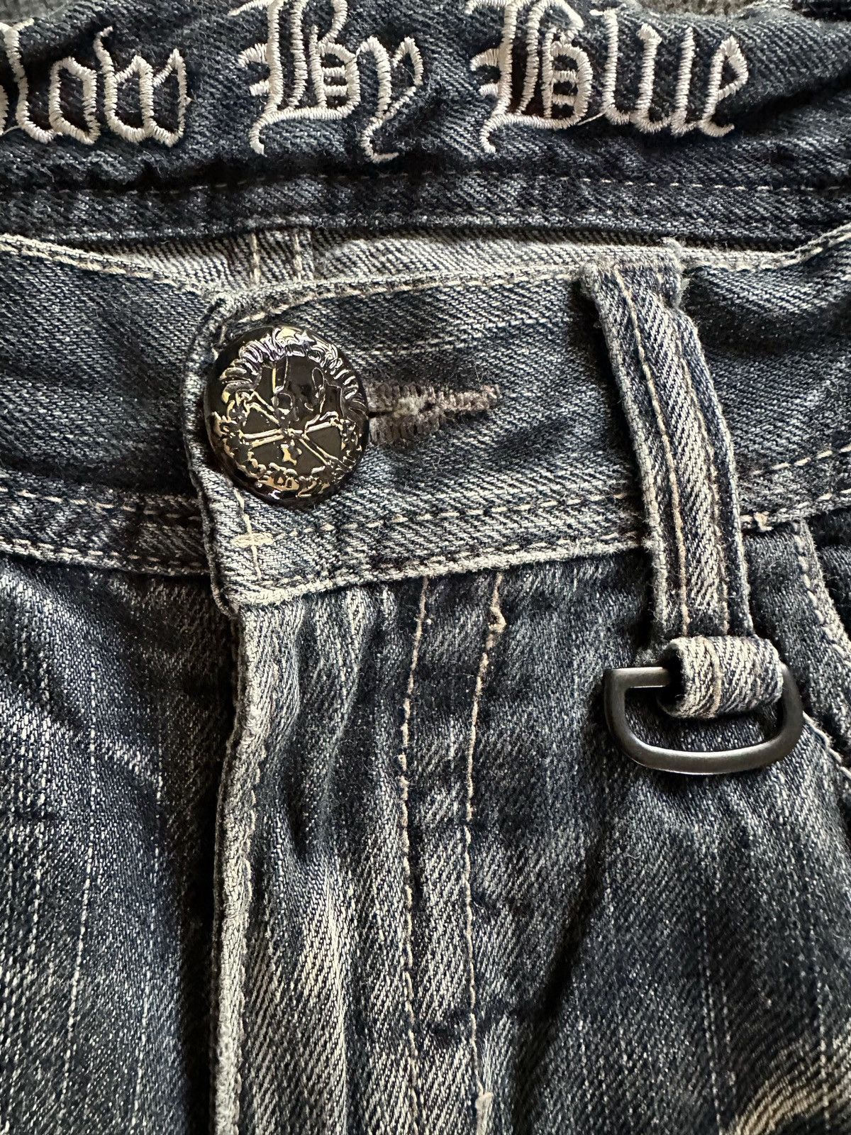 Tornado Mart 32/41 - 00's Rare Blow by Blue distressed mud wash denim Size US 32 / EU 48 - 9 Thumbnail