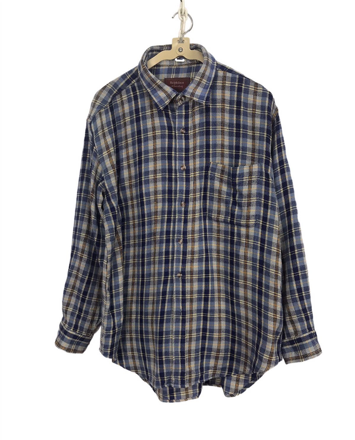 Vintage Ralph eton flannel button up shirt | Grailed