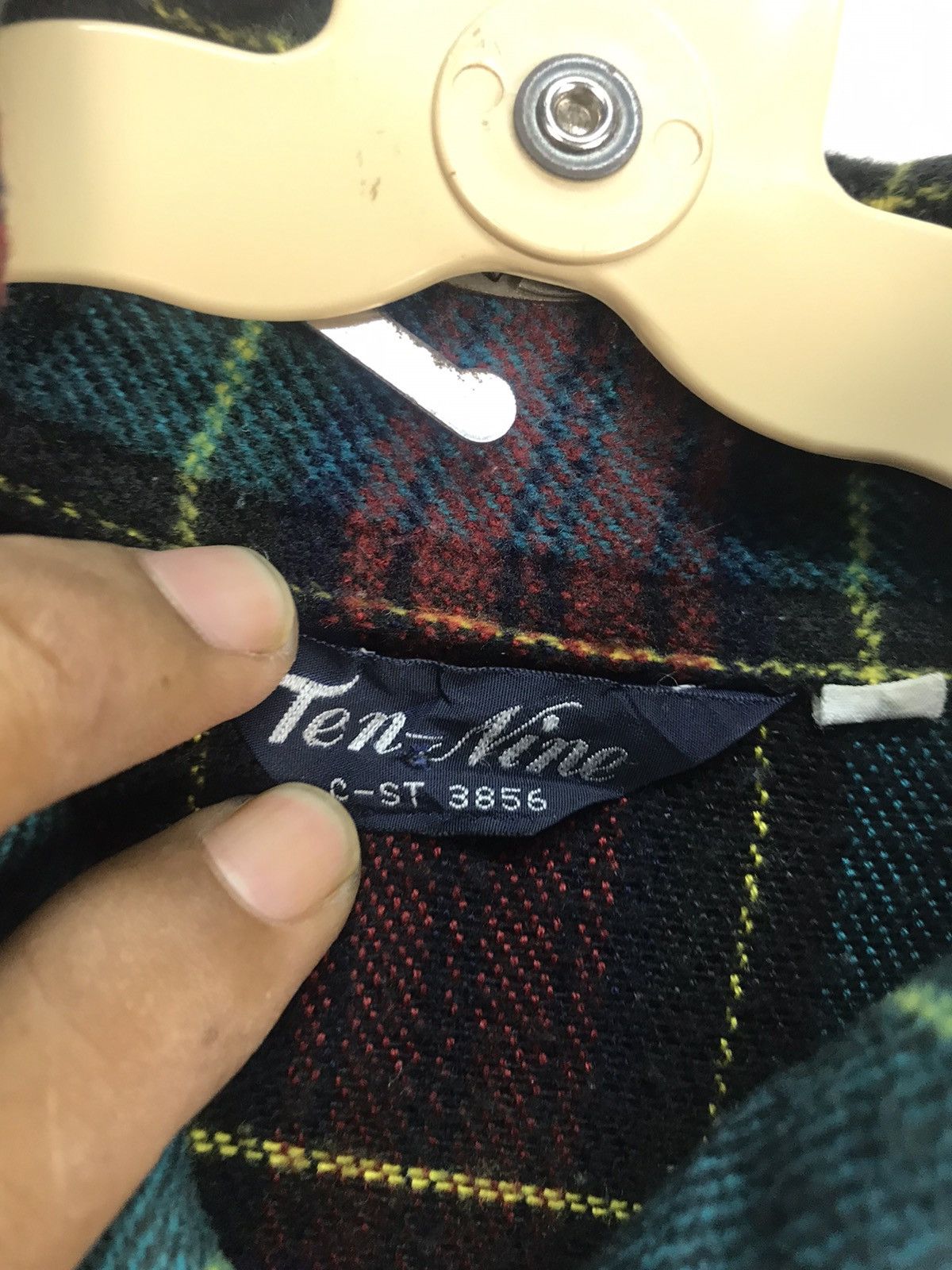Flannel × Japanese Brand × Vintage Ten -mine flannel button up shirt Size US S / EU 44-46 / 1 - 3 Thumbnail