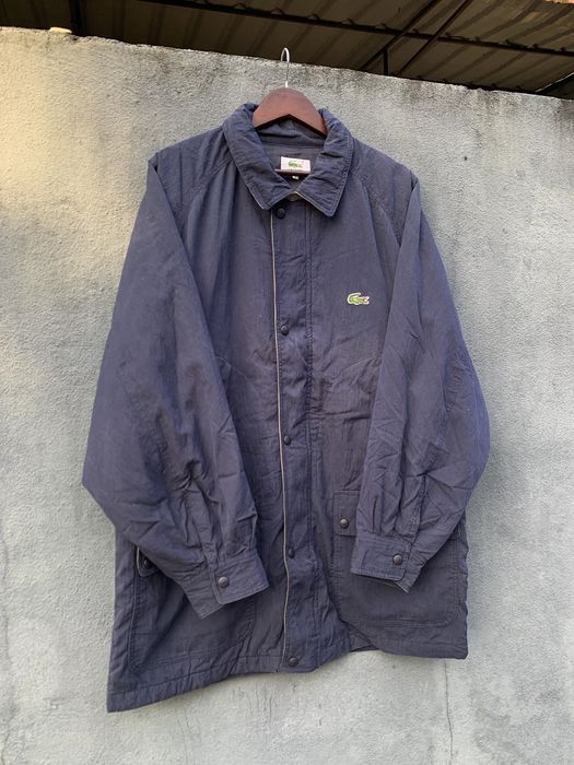 Vintage 🔥Vintage Lacoste Quilted OVERSIZED Jacket RARE SIZE ( XXL