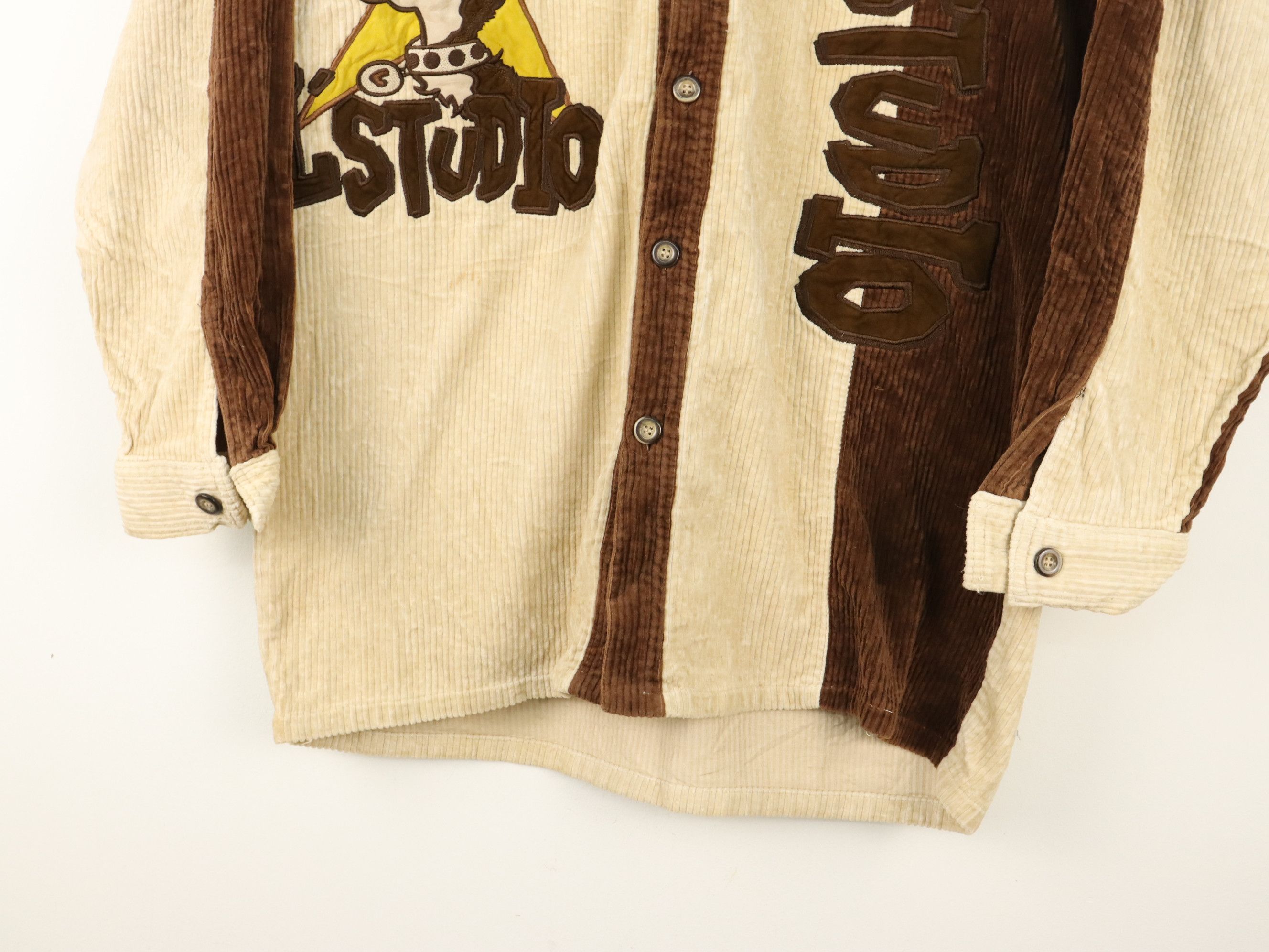 Designer × Japanese Brand Japanese Designer Brand L STUDIO Thick Corduroy Shirt Size US L / EU 52-54 / 3 - 9 Thumbnail