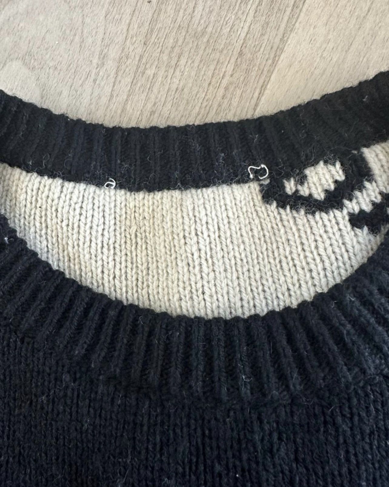 Balenciaga 🔥$1.4K VALUE🔥Balenciaga Allover Logo Print Wool Sweater Size US M / EU 48-50 / 2 - 5 Thumbnail