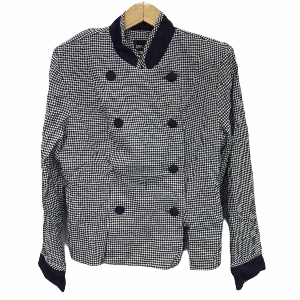Vtg JOHN ROBERTS RN23937 Peacoat Double Breasted Coat Blazer