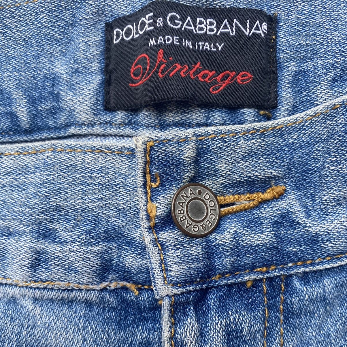 Dolce & Gabbana Dolce & Gabbana Distressed Denim Size US 33 - 5 Thumbnail