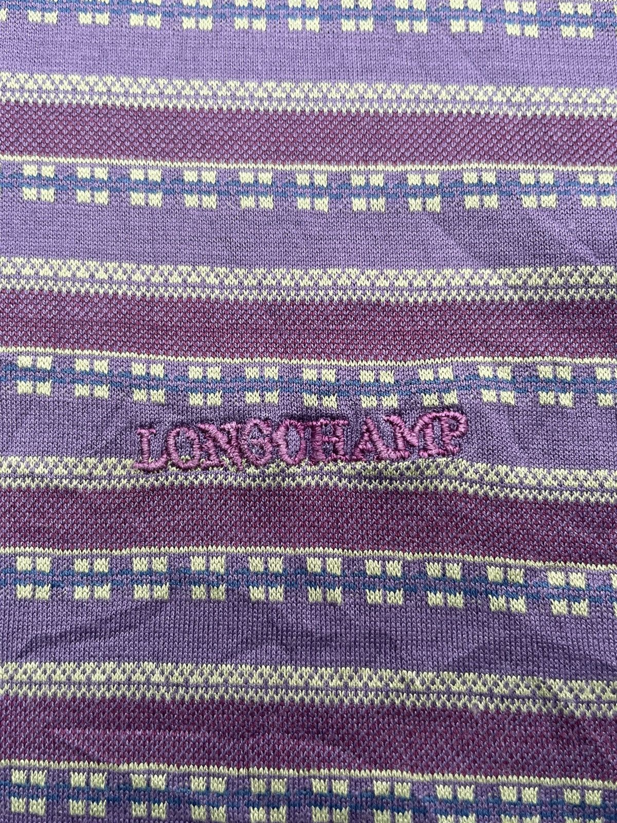Designer Vintage Longchamp Polo Long Sleave Size US M / EU 48-50 / 2 - 10 Thumbnail