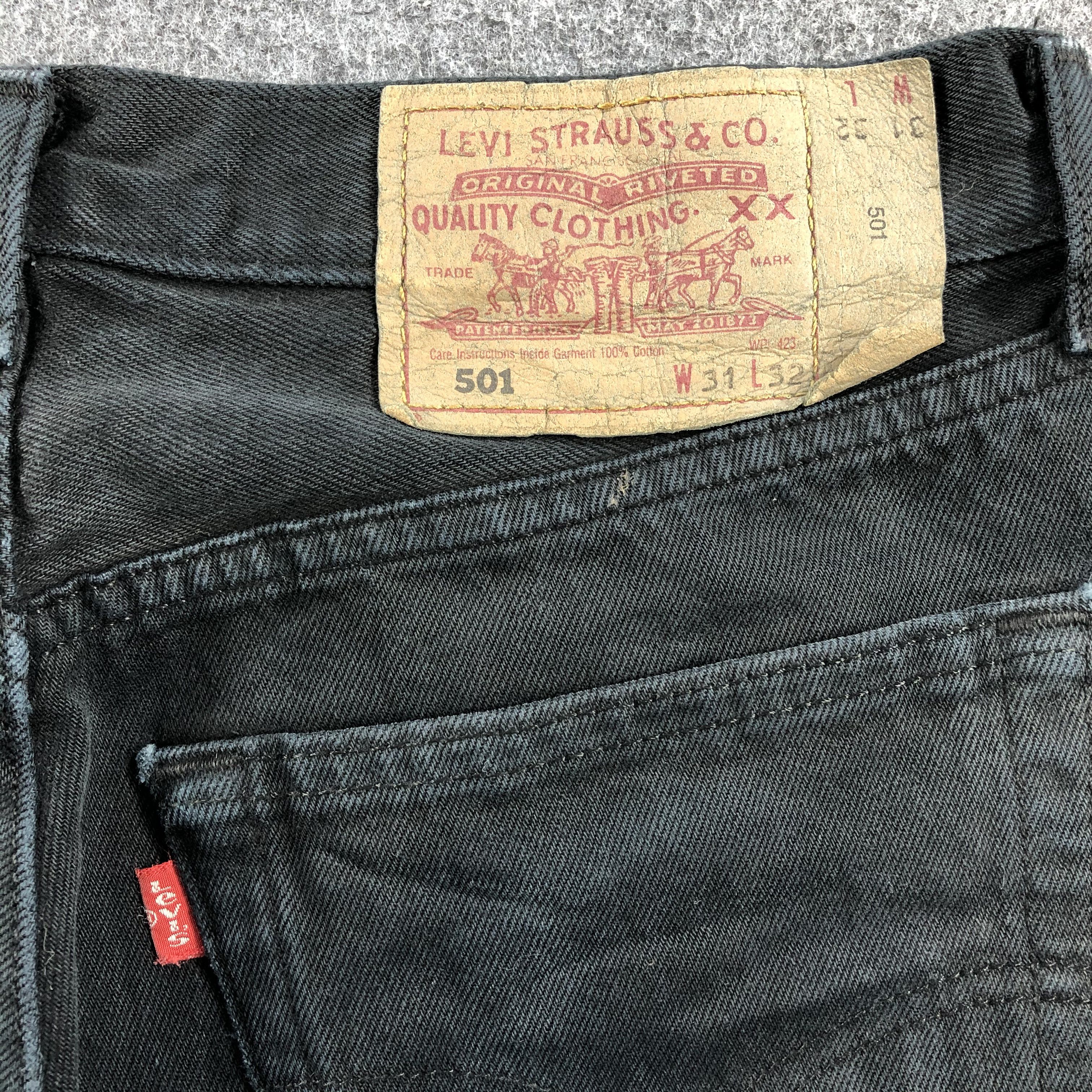 Levi's Vintage 90s Earth Tone Levis 501 Jeans-JM839 Size US 30 / EU 46 - 5 Thumbnail