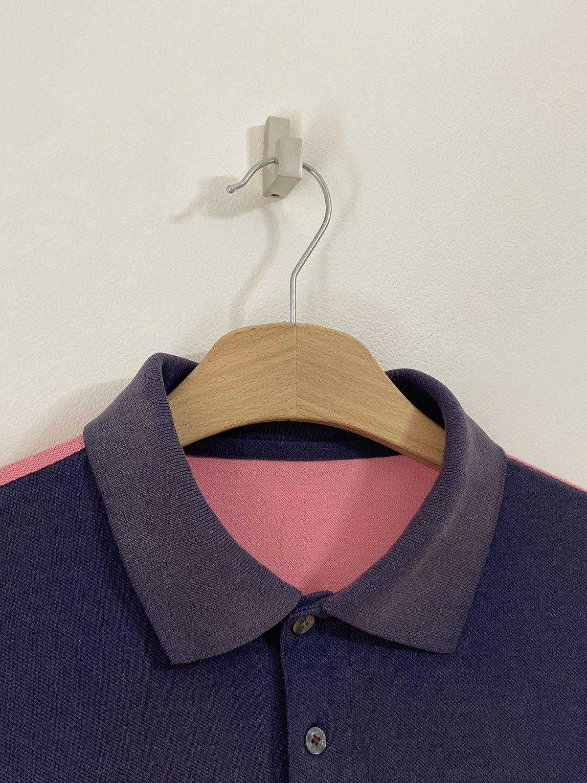 Yves Saint Laurent YSL Yves Saint Laurent Polo T-shirt Pink big logo Size US M / EU 48-50 / 2 - 7 Thumbnail