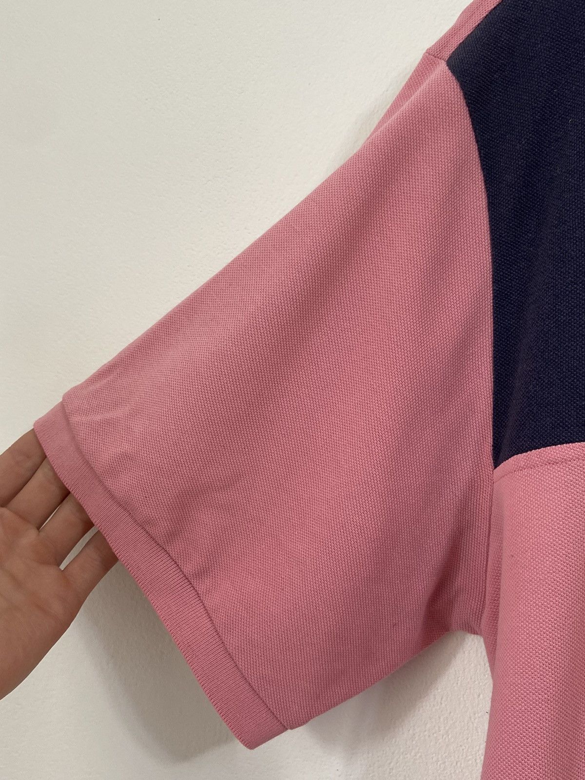 Yves Saint Laurent YSL Yves Saint Laurent Polo T-shirt Pink big logo Size US M / EU 48-50 / 2 - 9 Thumbnail